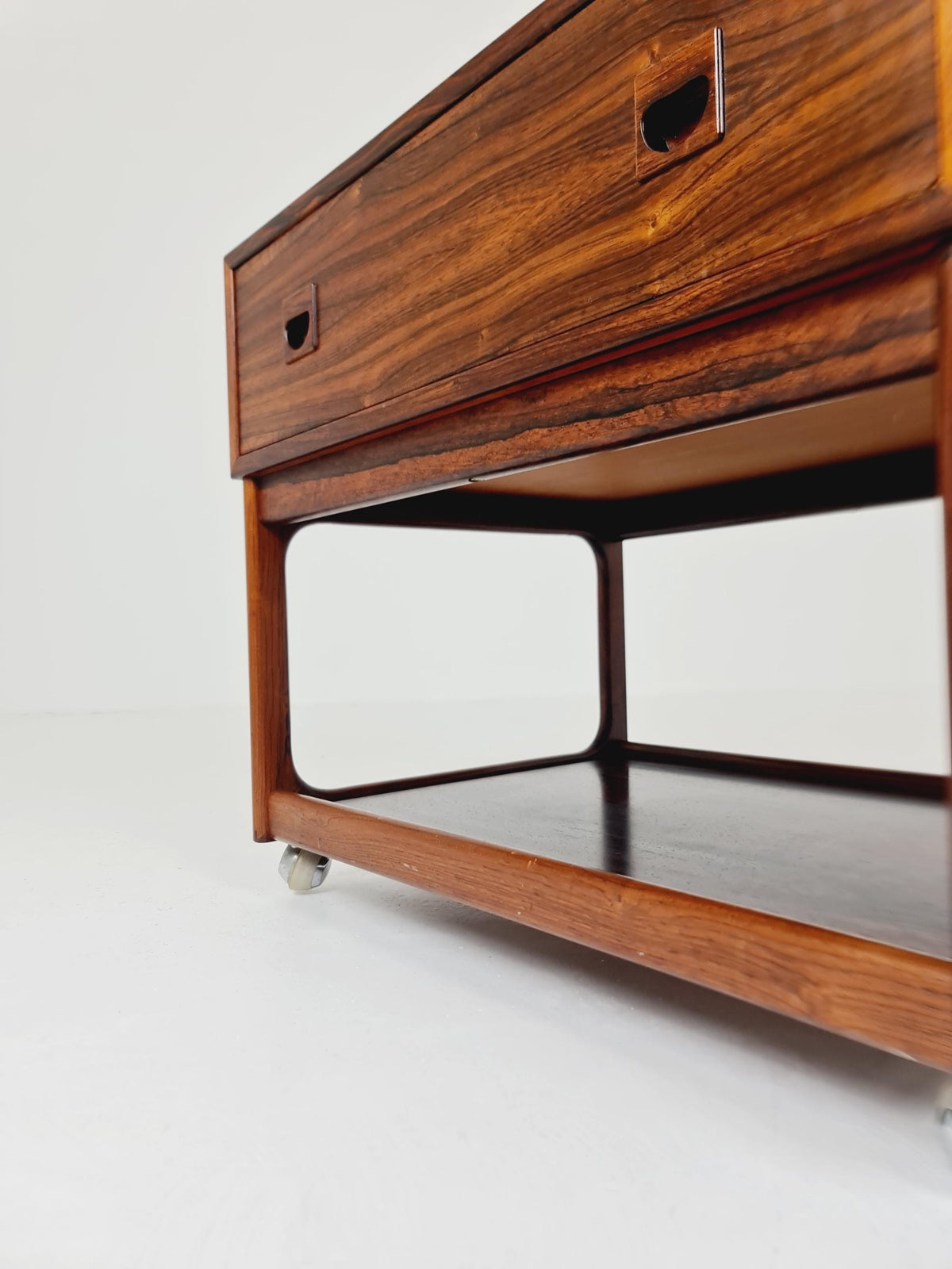 Midcentury danish Rosewood Vintage Side table/ Bedside table By Erik Brouer for Brouer , 1960s