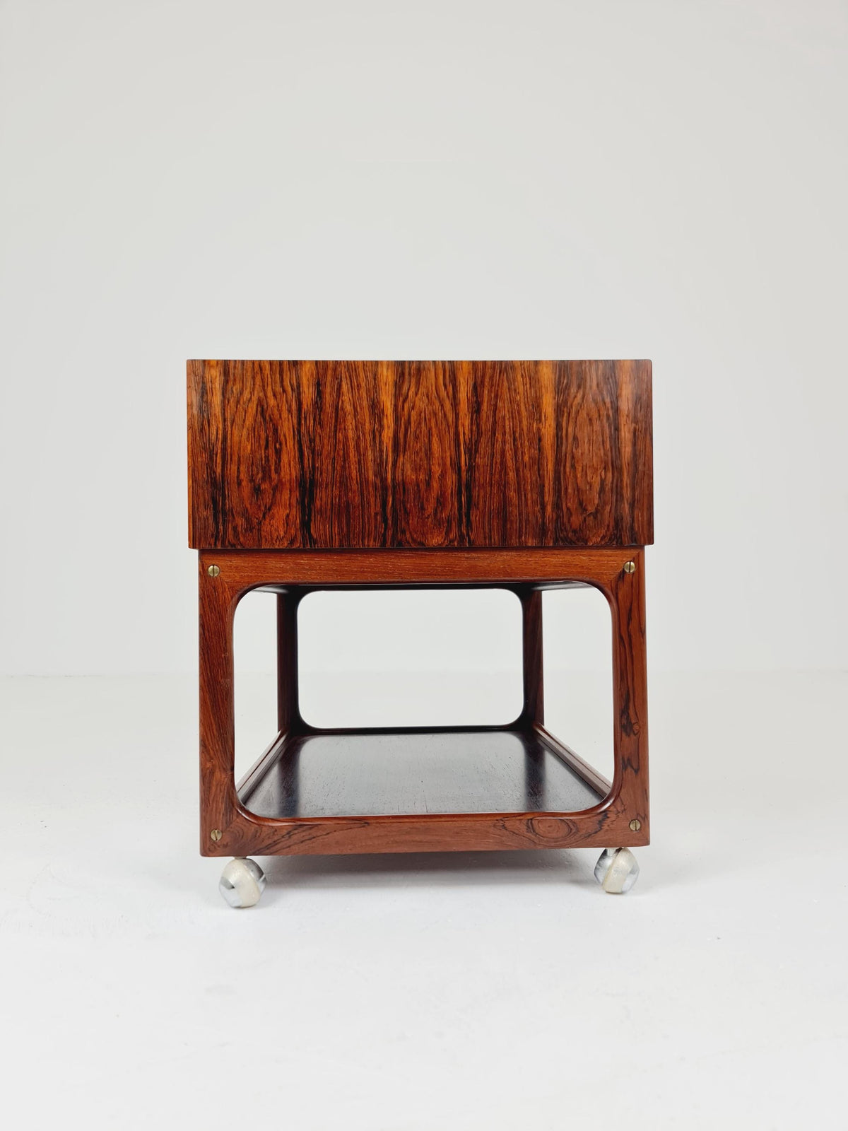 Midcentury danish Rosewood Vintage Side table/ Bedside table By Erik Brouer for Brouer , 1960s