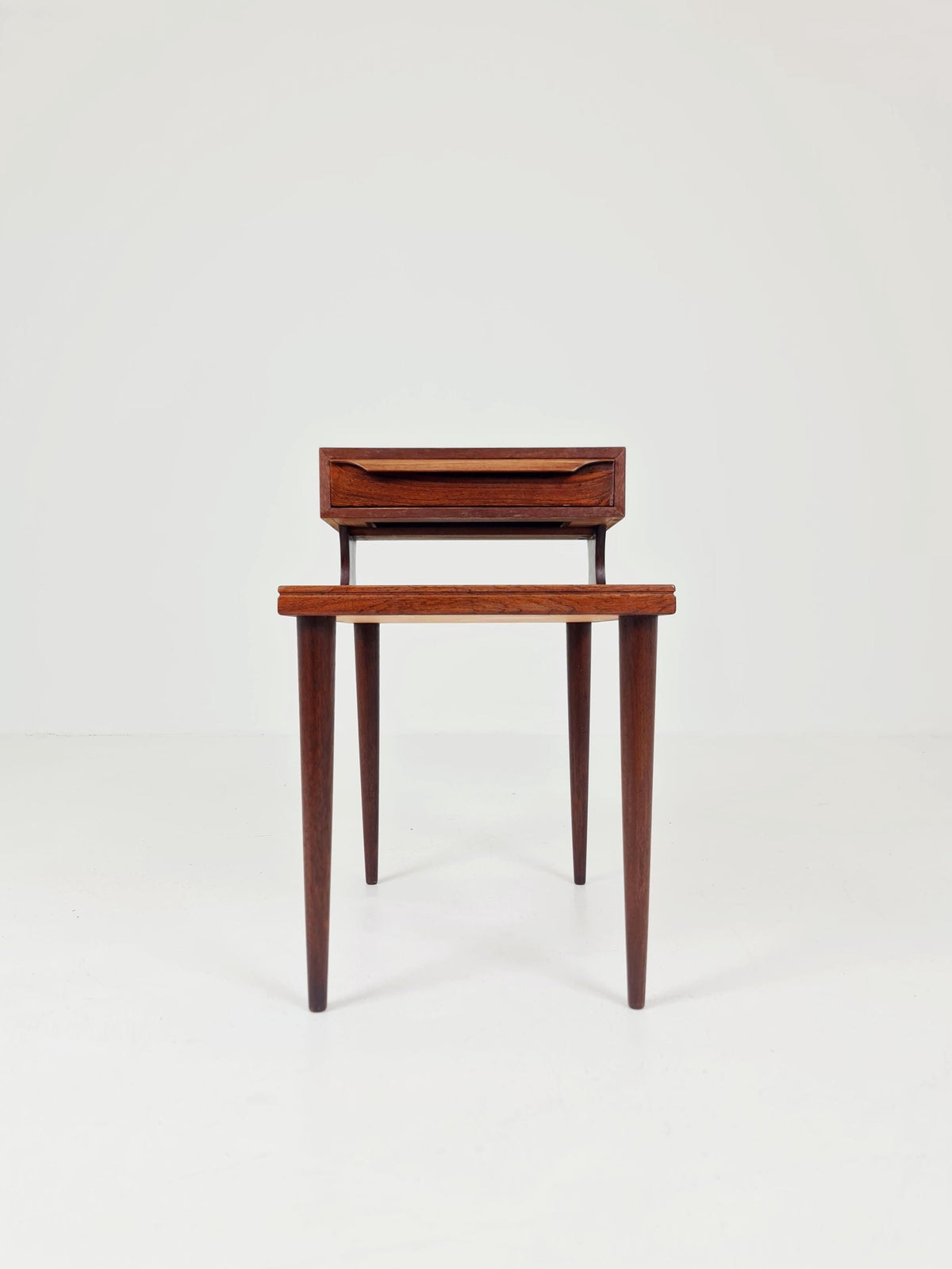 Ultra Rare Midcentury Danish Rosewood Vintage Side table/ Bedside table by Johannes Andersen Denmark, 1960s,
