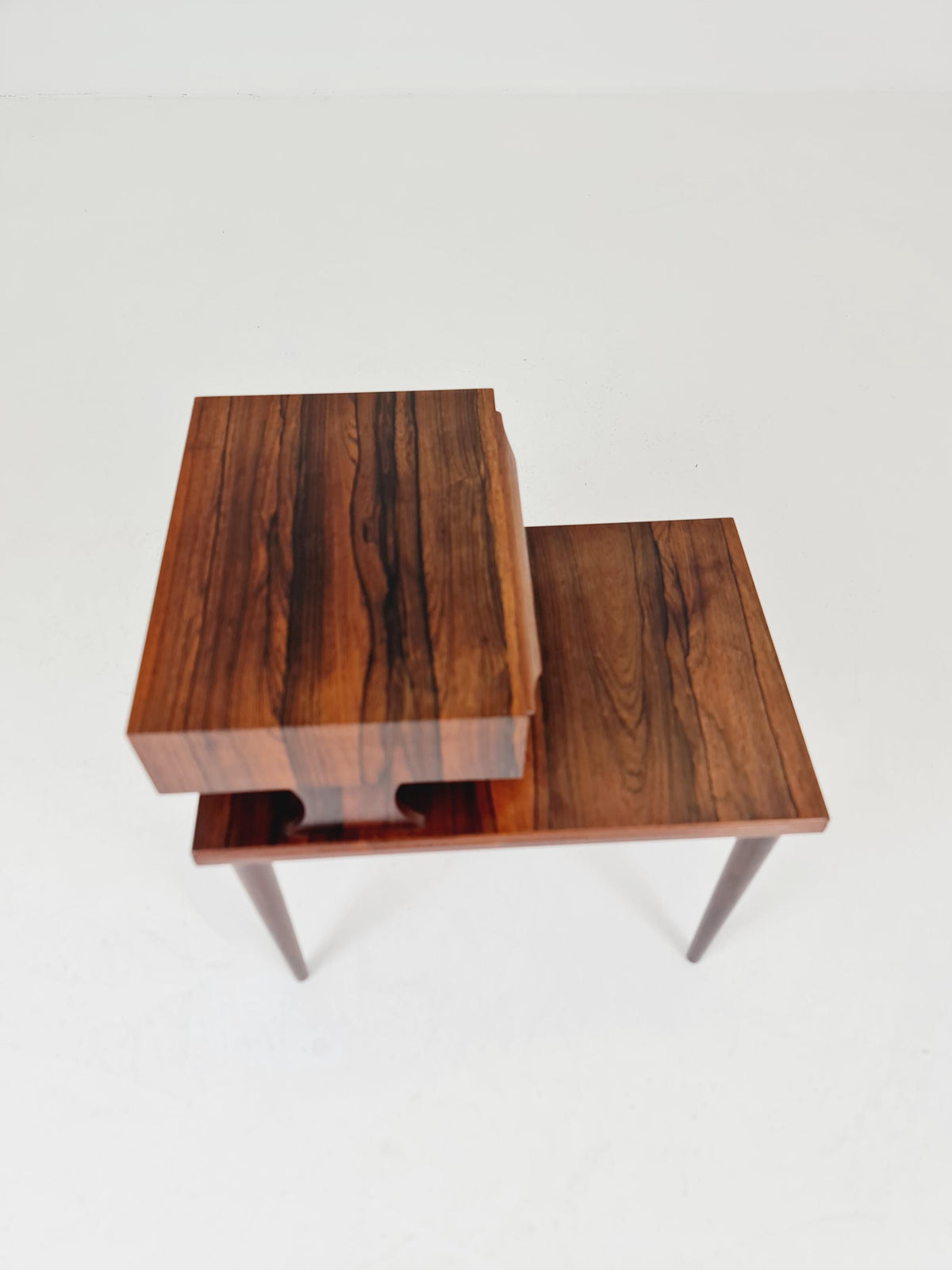 Ultra Rare Midcentury Danish Rosewood Vintage Side table/ Bedside table by Johannes Andersen Denmark, 1960s,