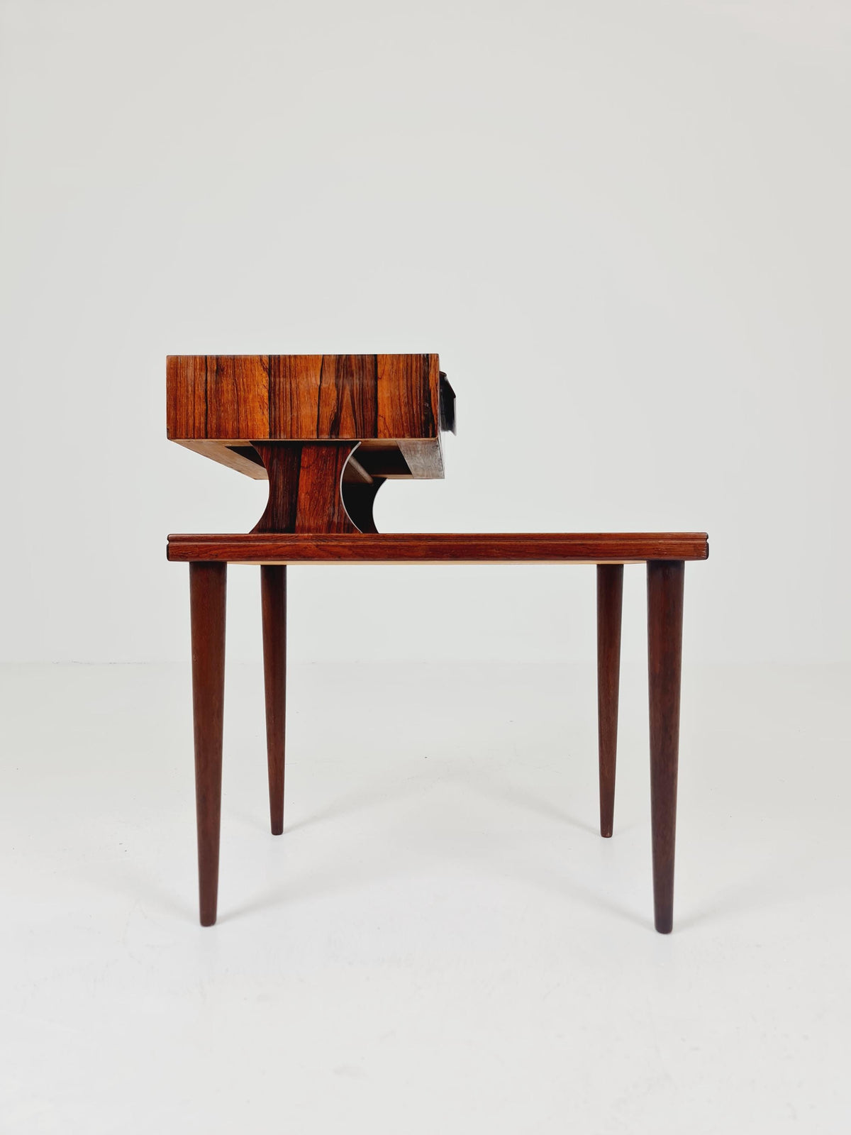 Ultra Rare Midcentury Danish Rosewood Vintage Side table/ Bedside table by Johannes Andersen Denmark, 1960s,