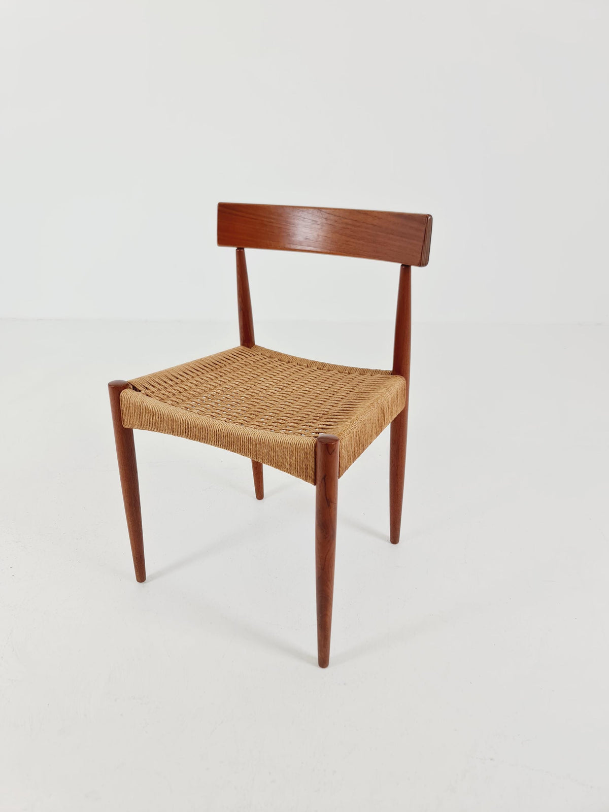 Mid Century Danish Teak Dining Chair By Arne Hovmand -Olsen for Mogens Kold, 1960s