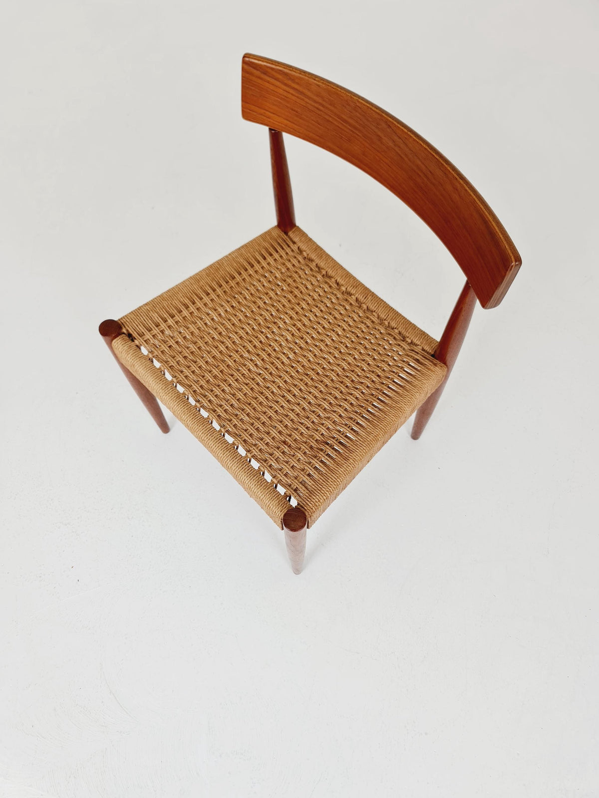 Mid Century Danish Teak Dining Chair By Arne Hovmand -Olsen for Mogens Kold, 1960s