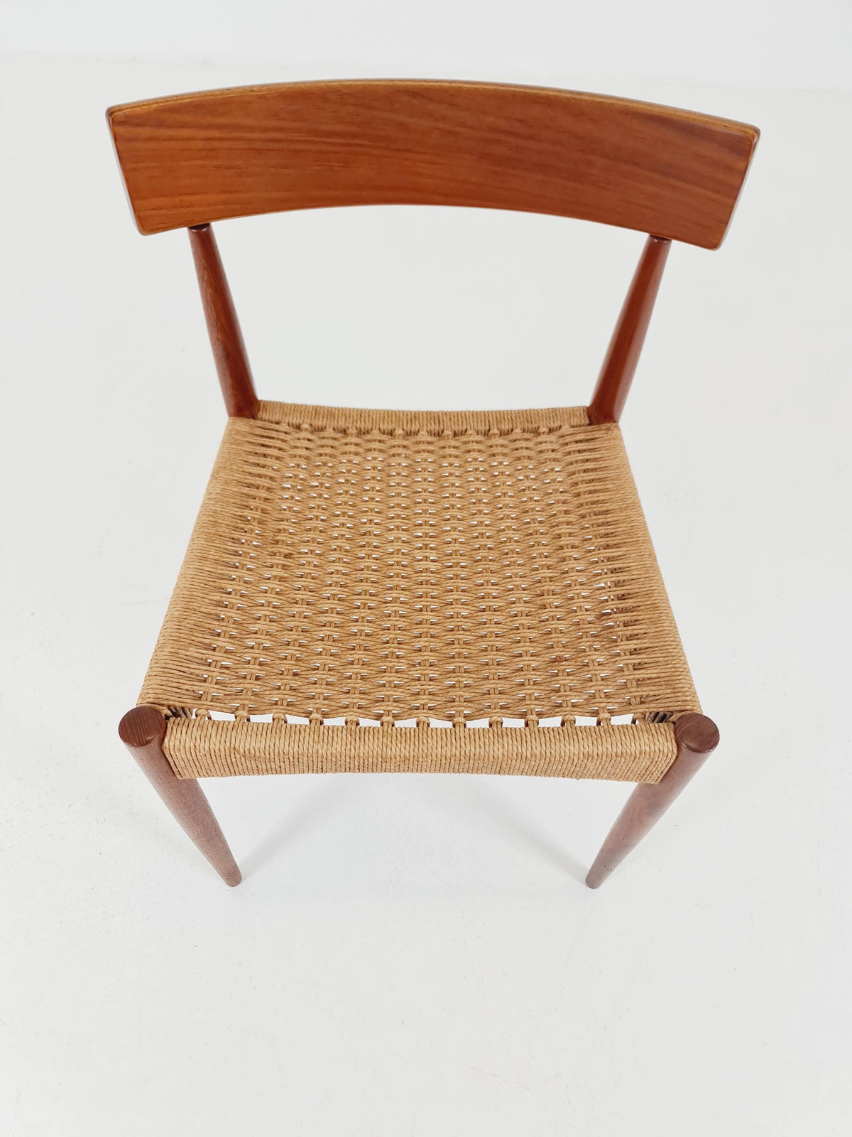 Mid Century Danish Teak Dining Chair By Arne Hovmand -Olsen for Mogens Kold, 1960s