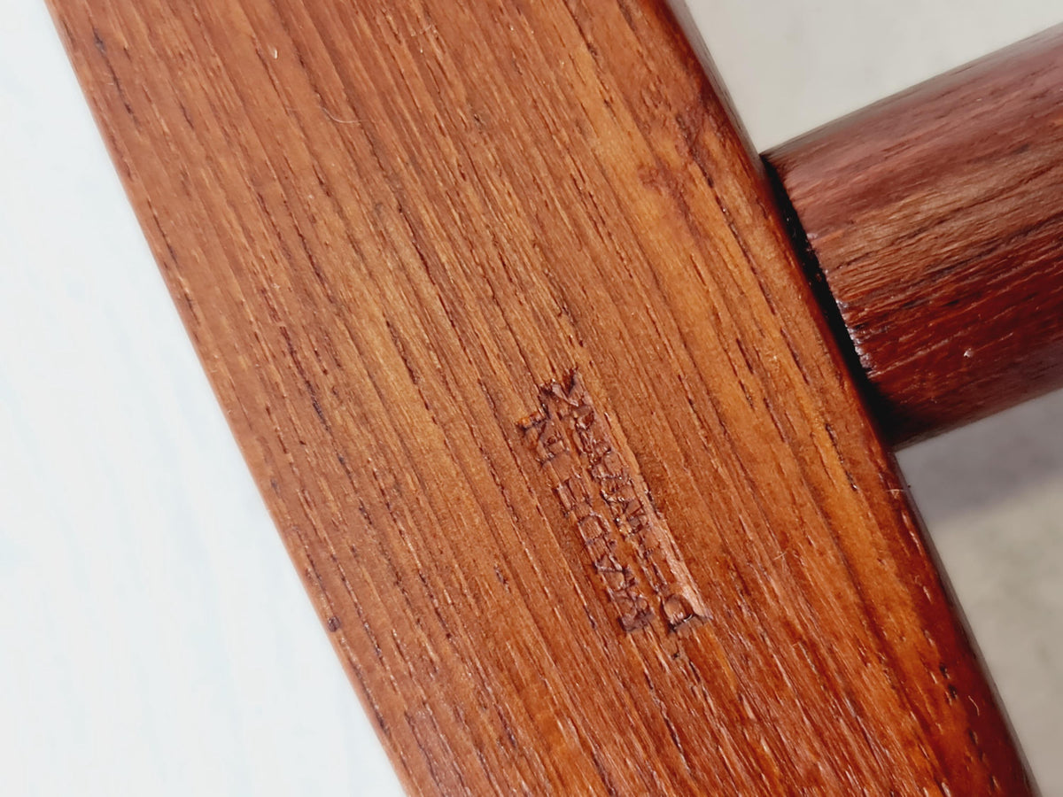 Rare Danish Teak Rocking Chair by Soren Georg Jensen For Kubus Möbelfabrik Modell 87 , 1960s