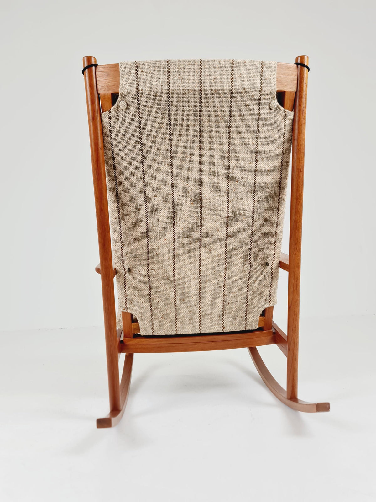 Mid century Scandinavian solid teak Rocking Chair by Hans Olsen , 1960s
