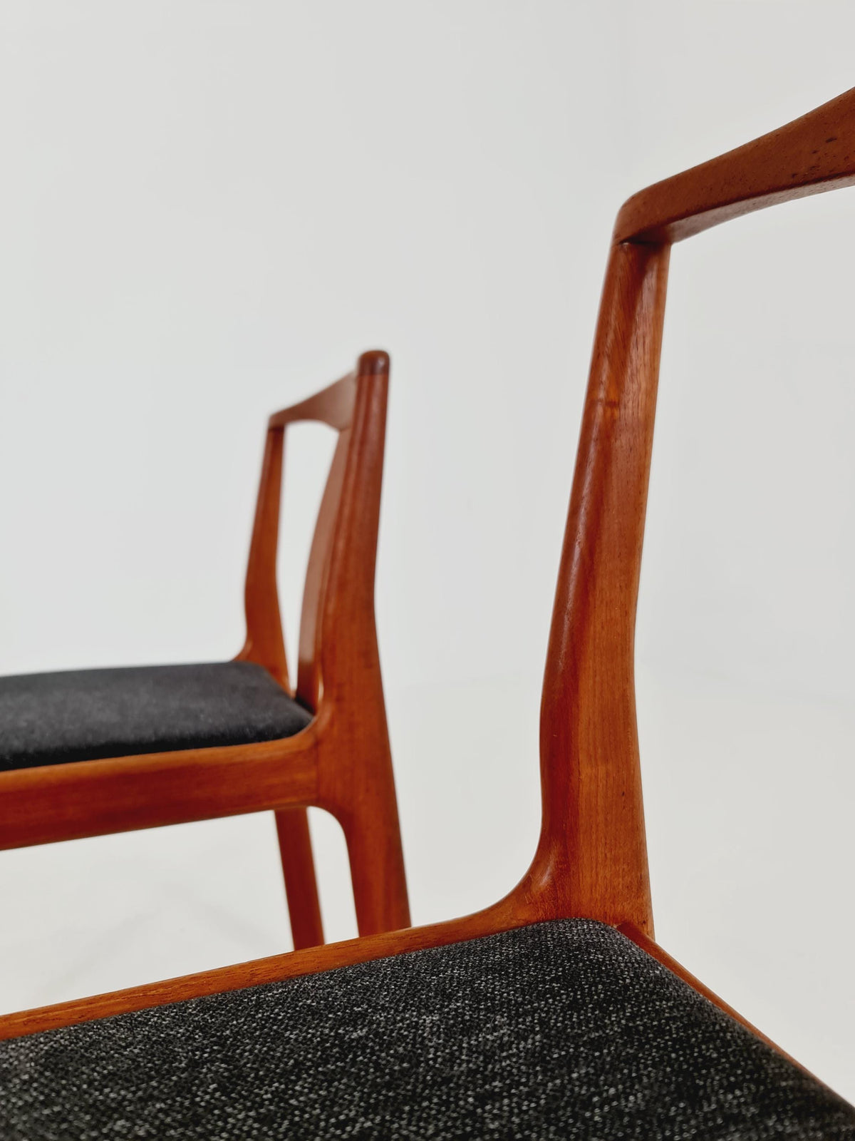 Vintage Danish solid teak dining Chairs , 1960s, Set of 4