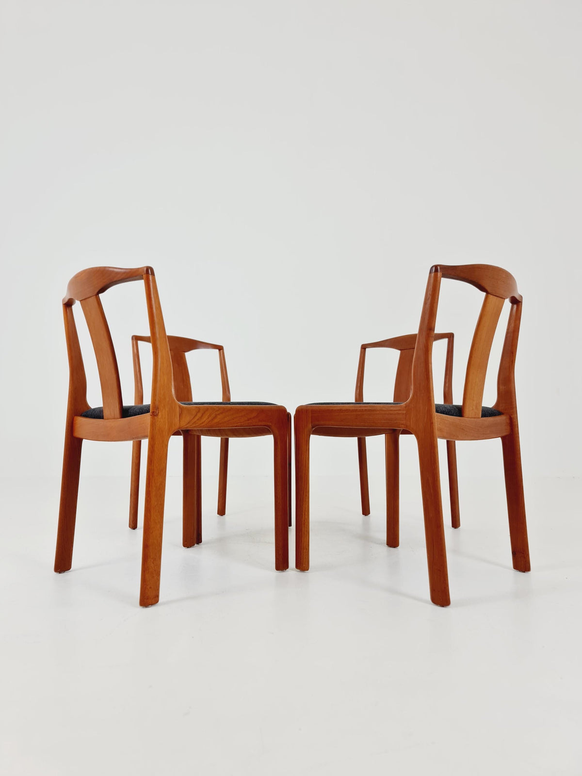 Vintage Danish solid teak dining Chairs , 1960s, Set of 4