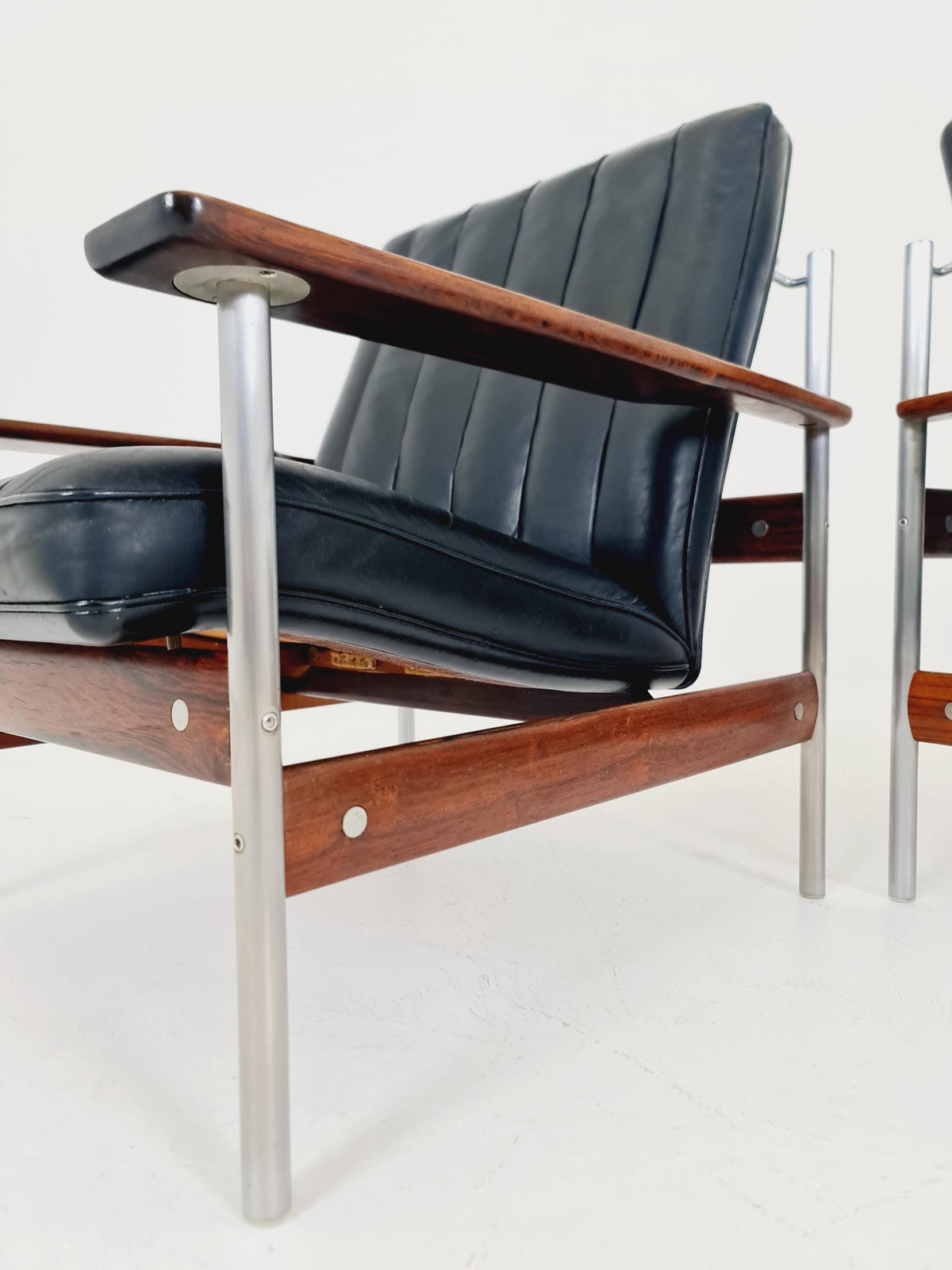 Mid-century Mid-Century Norwegian Easy Chairs by Sven Ivar Dysthe for Dokka Møbler ,1960s– Set of 2