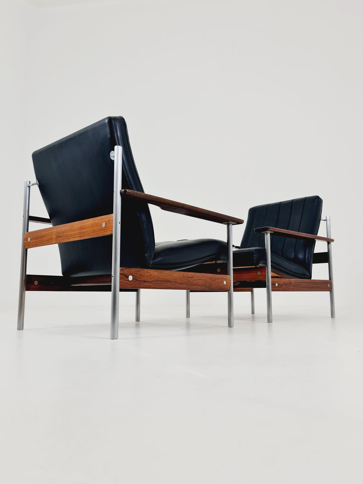 Mid-century Mid-Century Norwegian Easy Chairs by Sven Ivar Dysthe for Dokka Møbler ,1960s– Set of 2