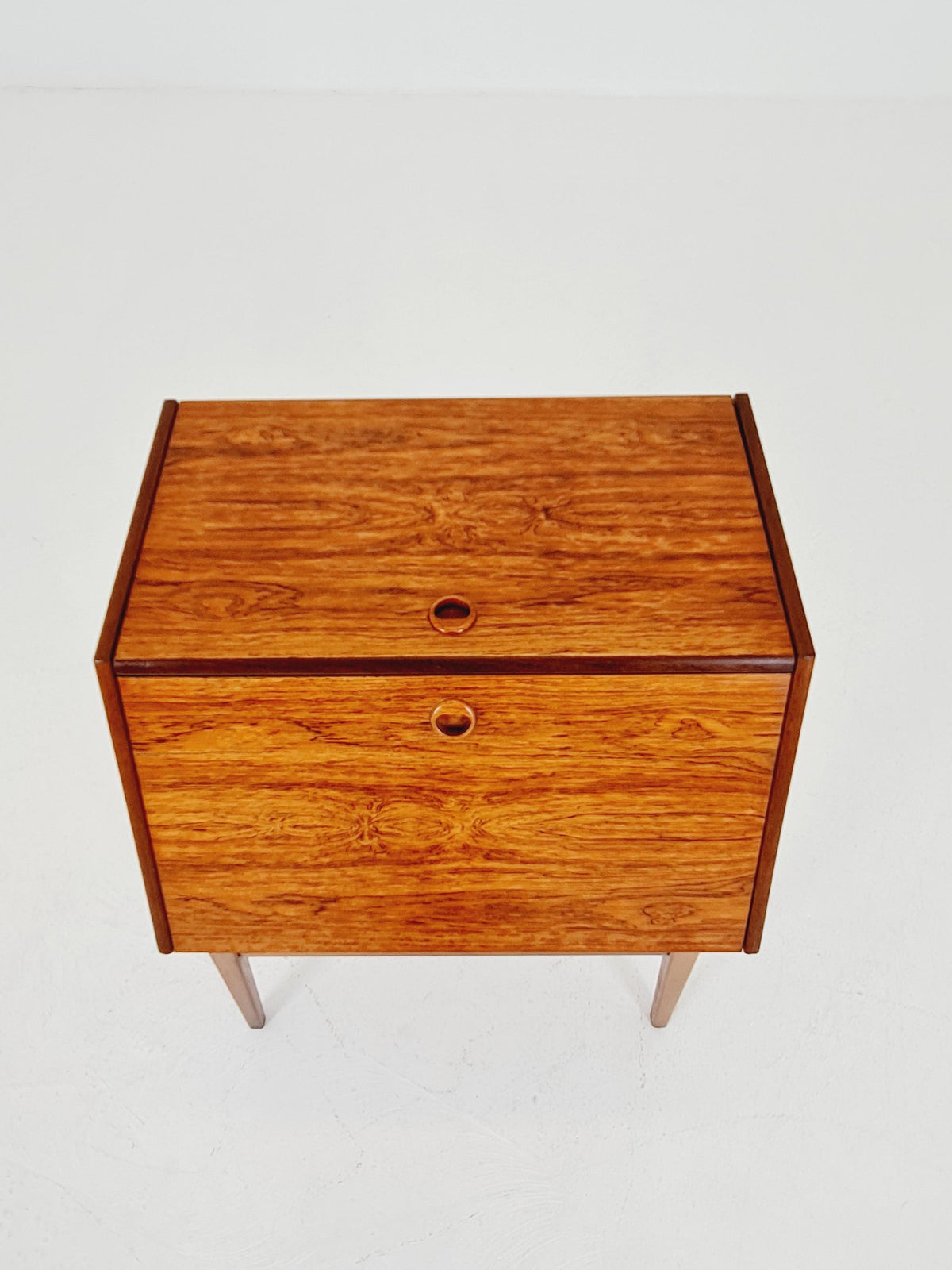 1960s Swedish Rosewood Flatware Chest / Cutlery Cabinet - Stig-bolaget Malmö Scandinavian Modern