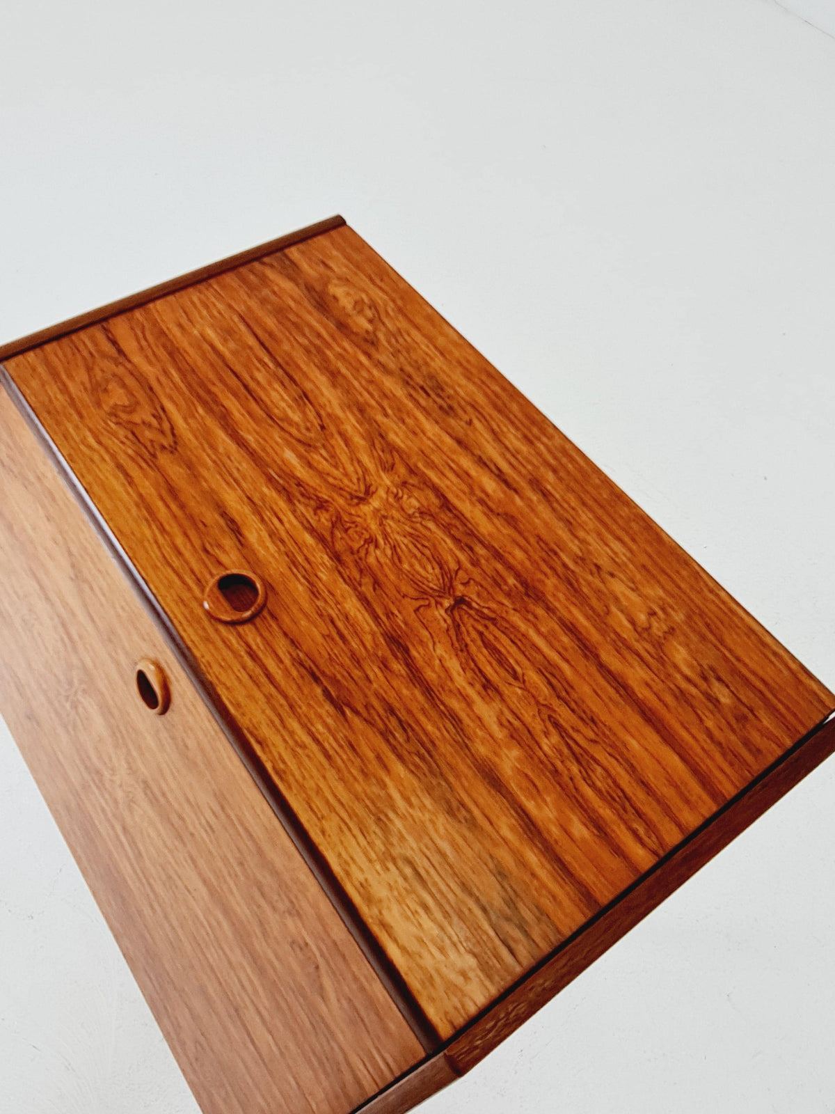 1960s Swedish Rosewood Flatware Chest / Cutlery Cabinet - Stig-bolaget Malmö Scandinavian Modern