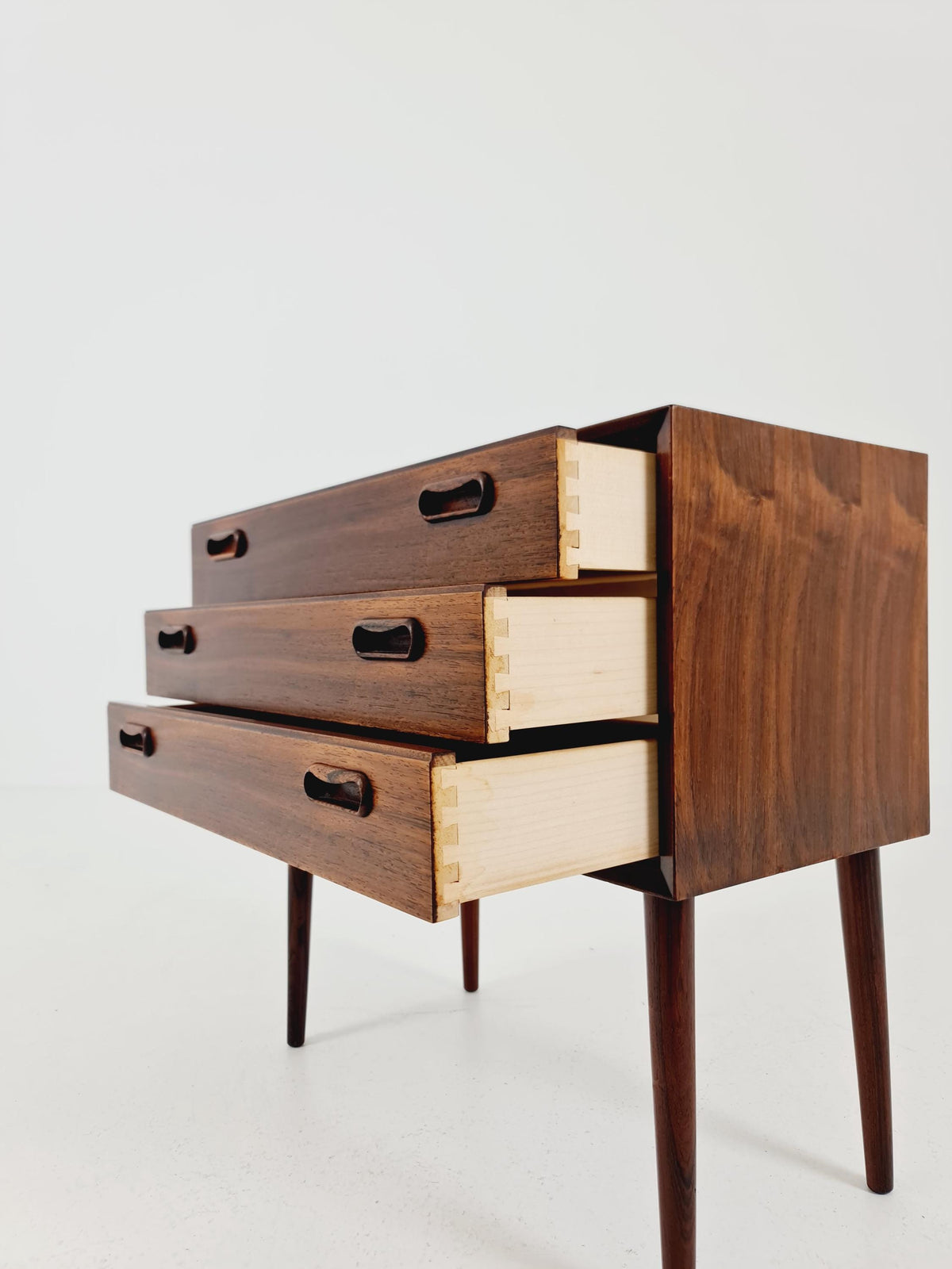 Midcentury danish Rosewood drawer dresser /3 drawers 1960s