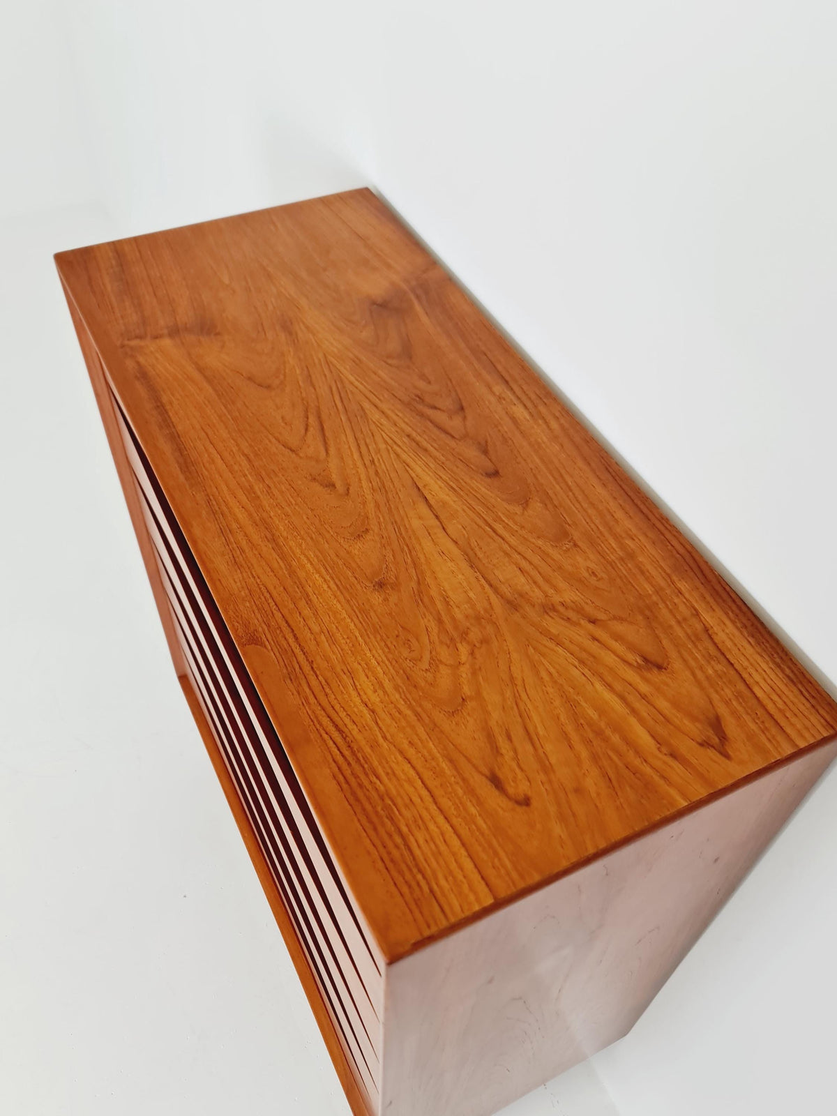 Rare Midcentury danish Teak drawer dresser /6 drawers by Arne Vodder for Niels Clausen ,odense , 1960s