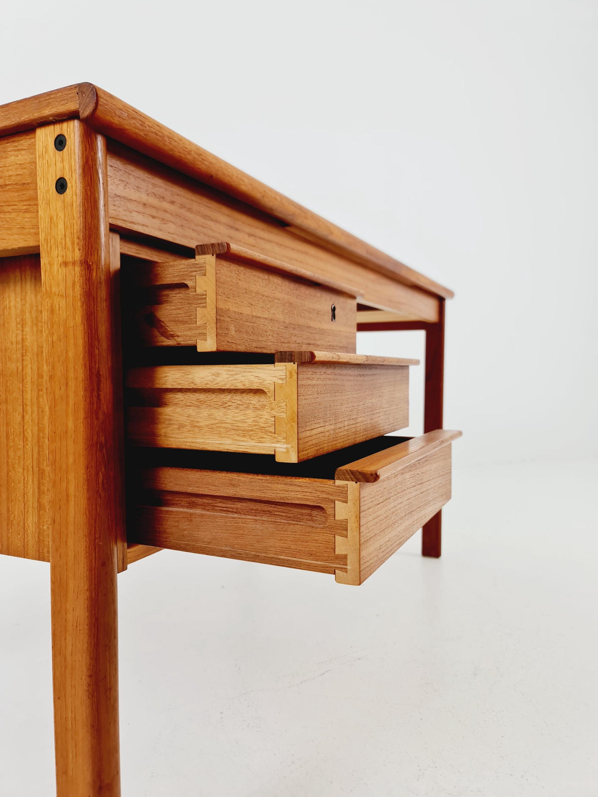 Danish teak desk Desk by Peter Lovig Nielsen for Lovig , 1960s