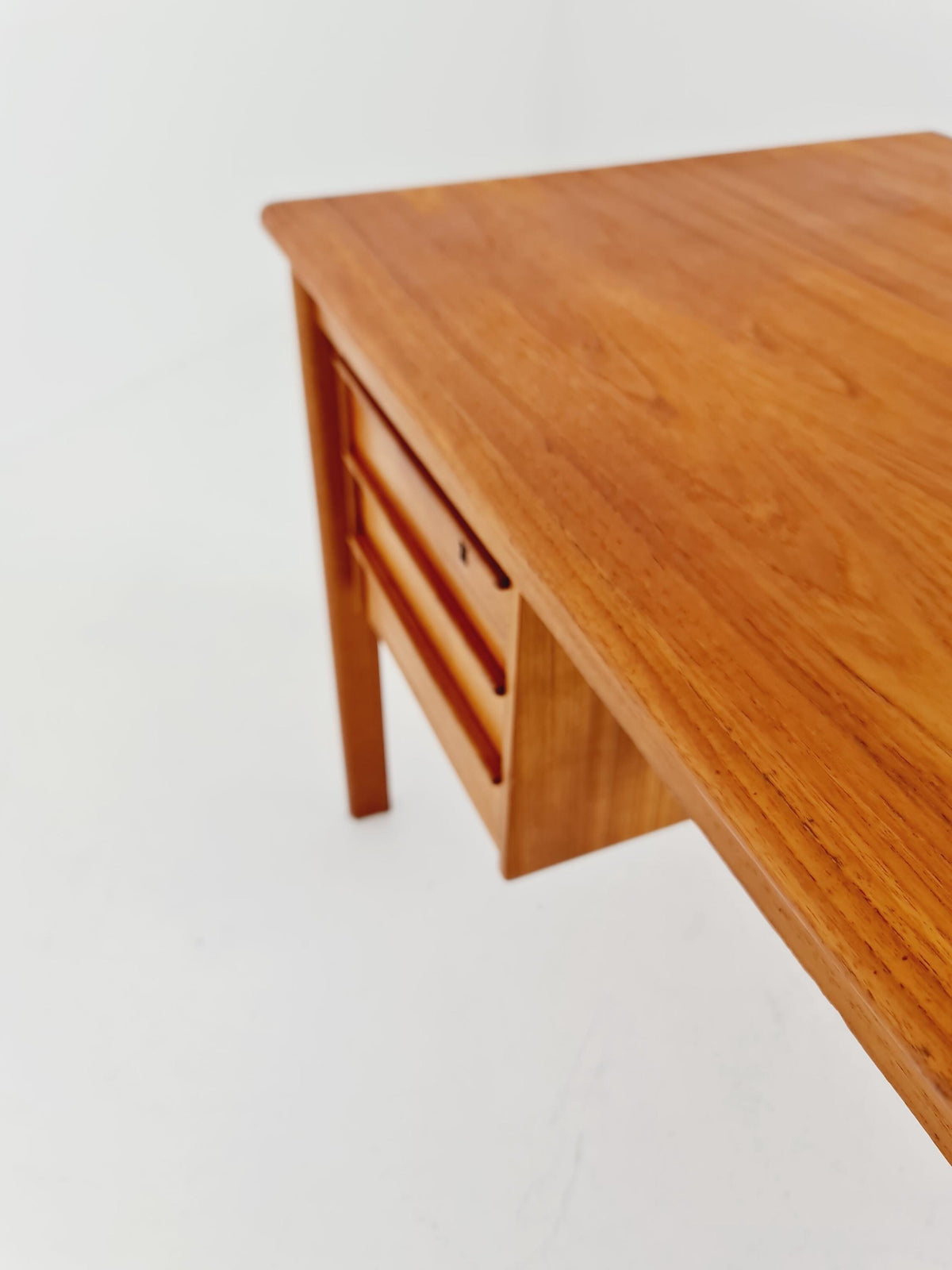Danish teak desk Desk by Peter Lovig Nielsen for Lovig , 1960s