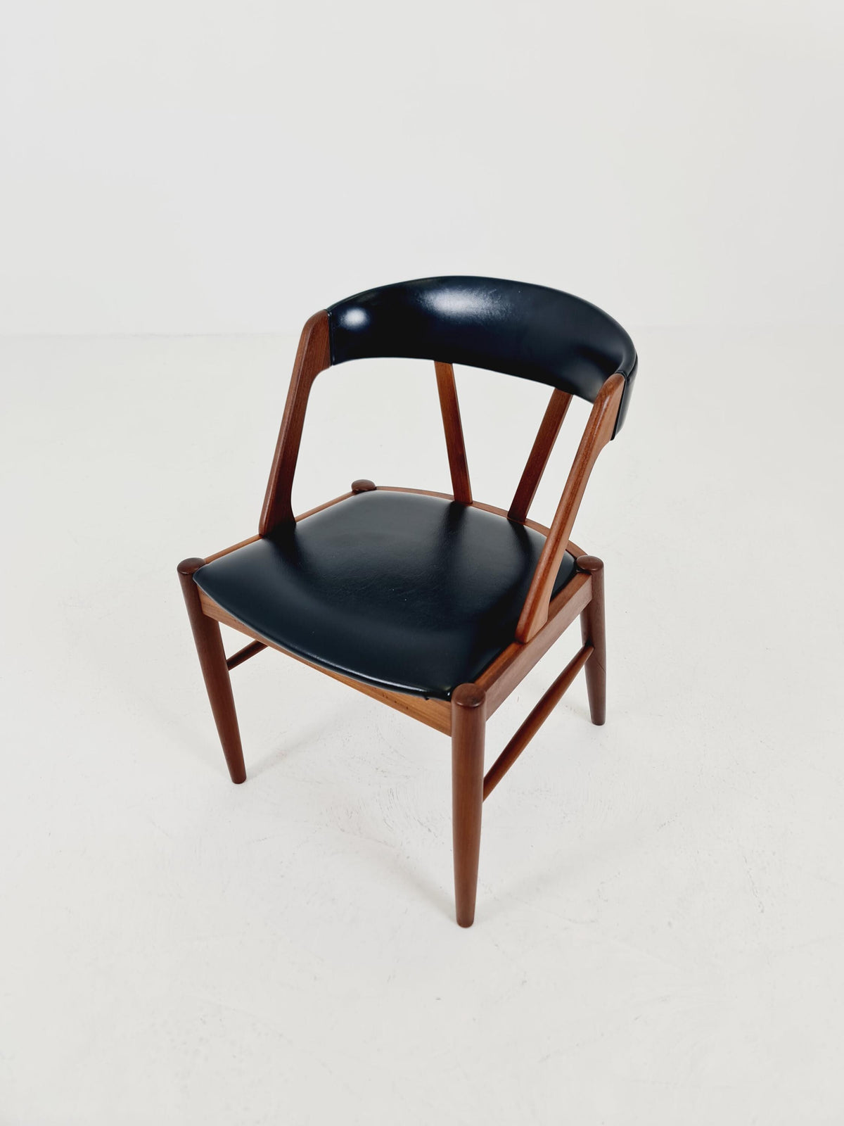 Rare Vintage Danish teak chair by johannes Andersen for Vamo ,Sönderborg Denmark , 1960s,