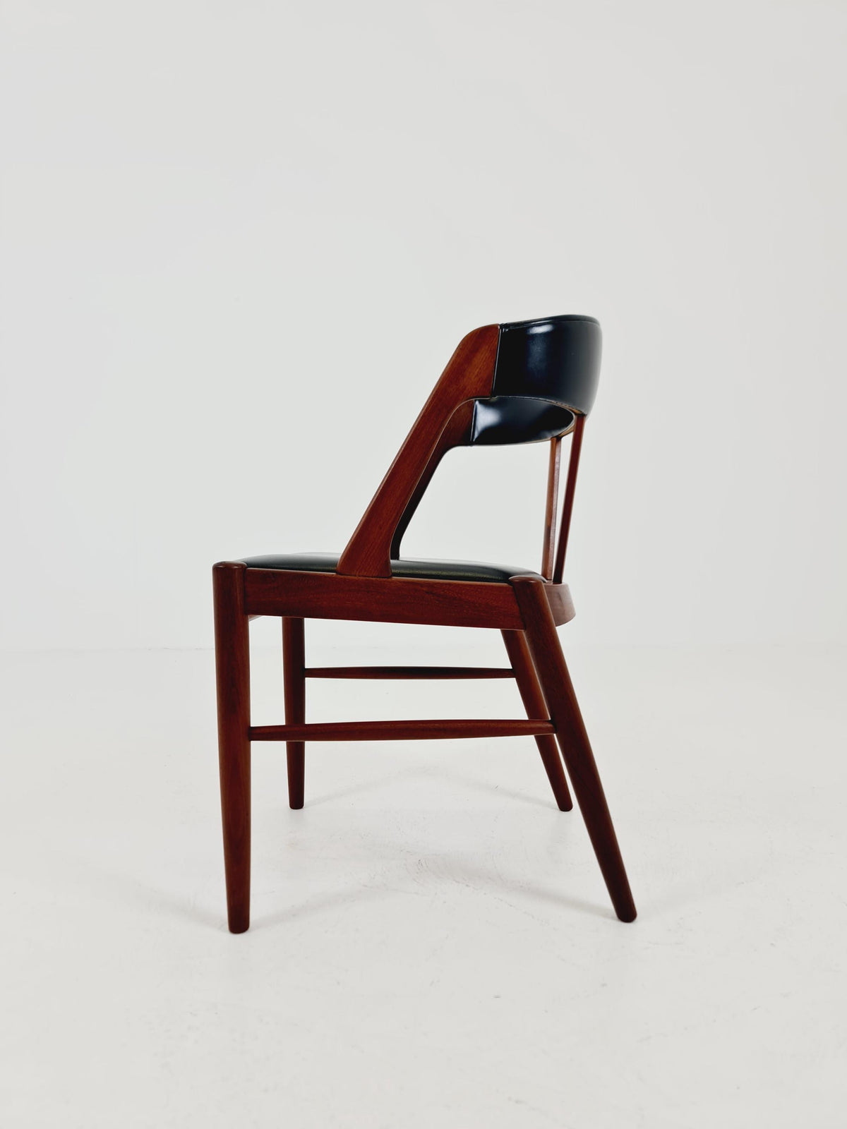 Rare Vintage Danish teak chair by johannes Andersen for Vamo ,Sönderborg Denmark , 1960s,