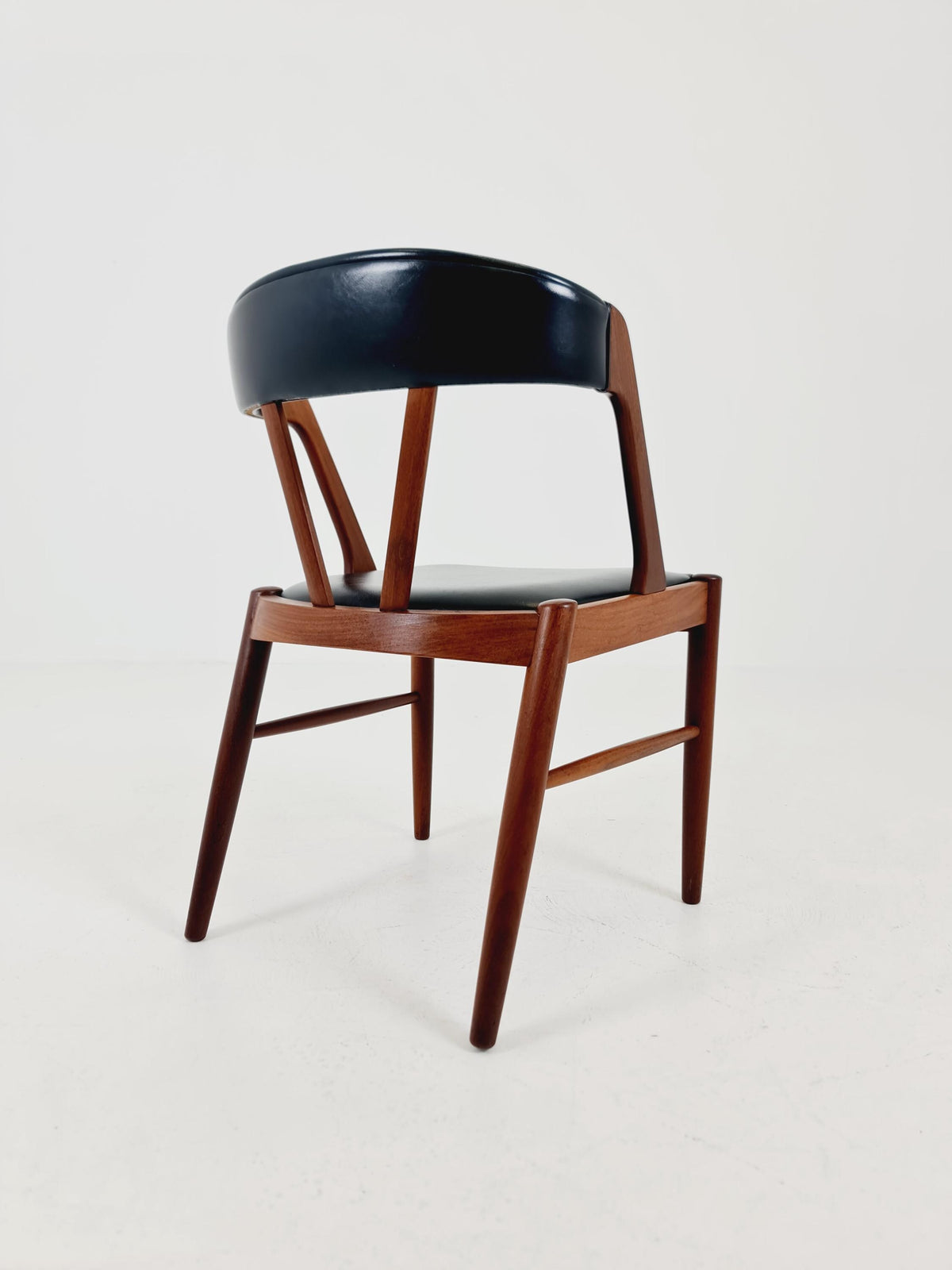 Rare Vintage Danish teak chair by johannes Andersen for Vamo ,Sönderborg Denmark , 1960s,