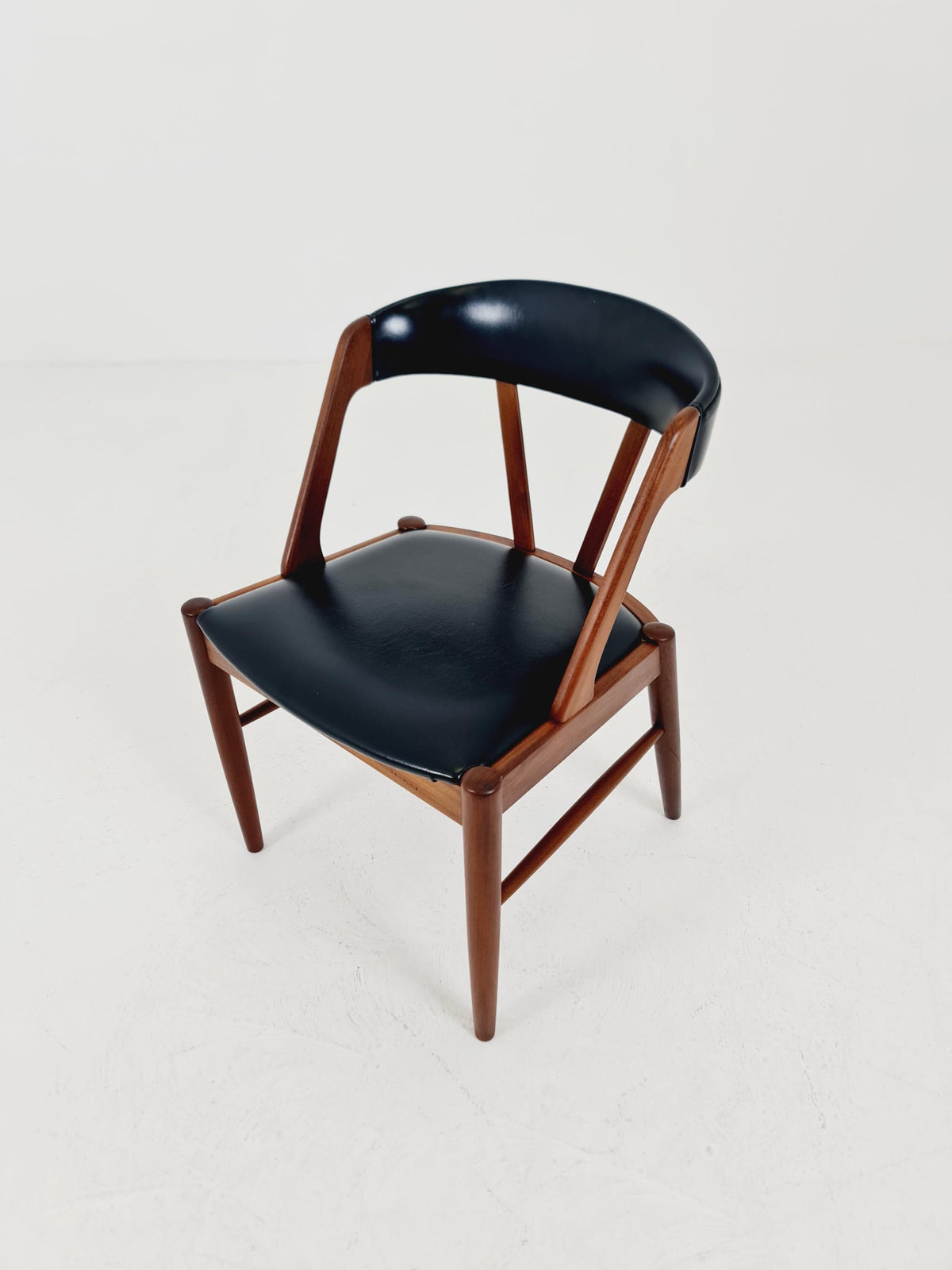 Rare Vintage Danish teak chair by johannes Andersen for Vamo ,Sönderborg Denmark , 1960s,