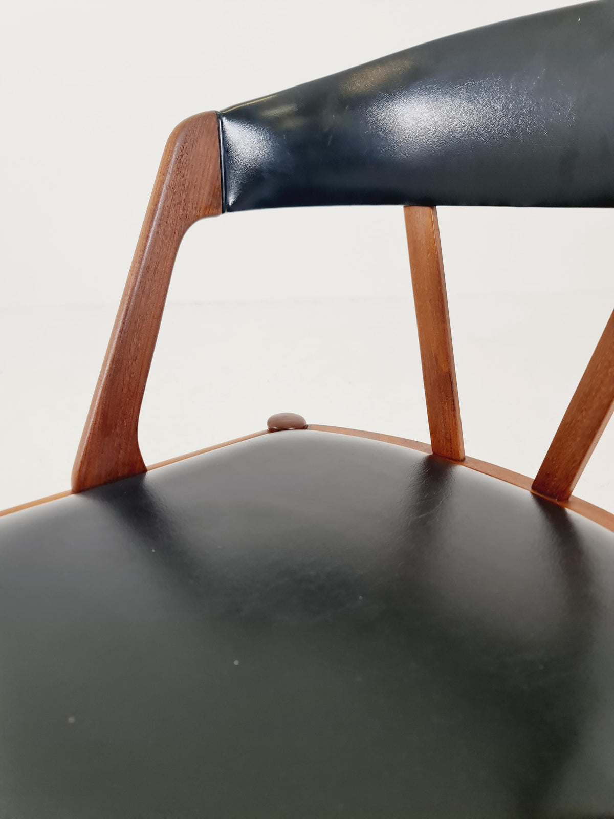 Rare Vintage Danish teak chair by johannes Andersen for Vamo ,Sönderborg Denmark , 1960s,