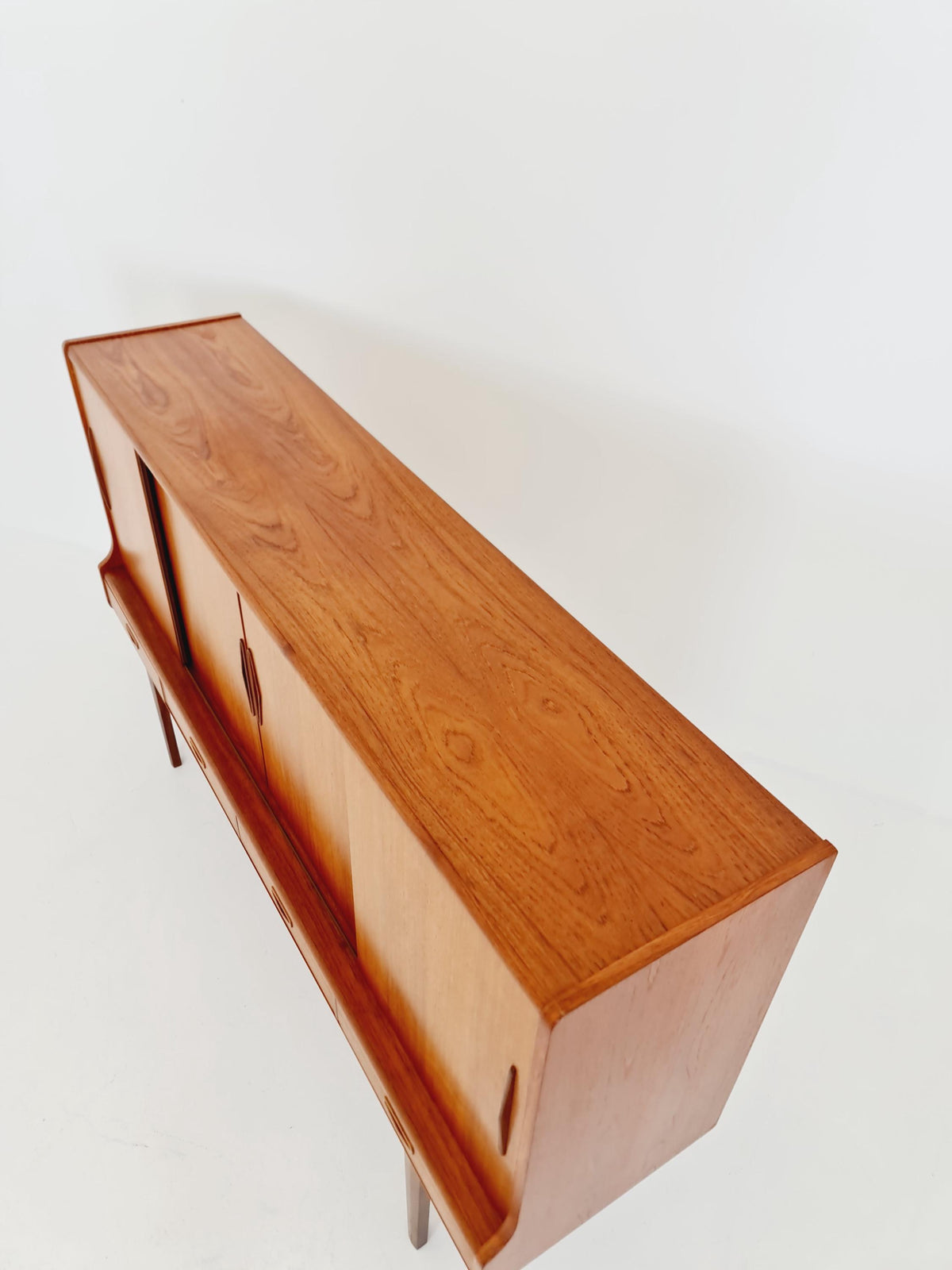 Mid-Century Modern Teak Highboard / Sideboard /Bar 1960s
