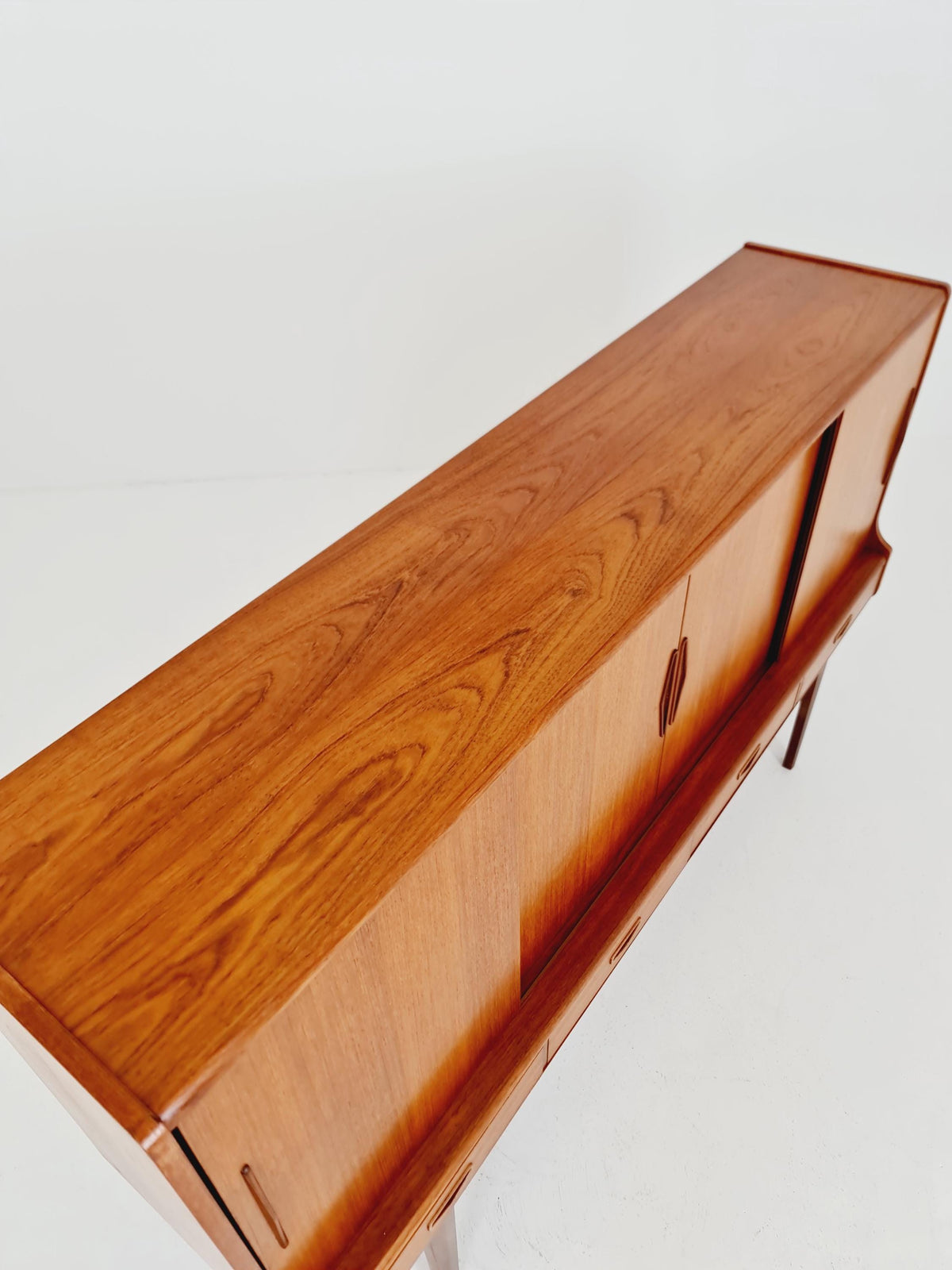 Mid-Century Modern Teak Highboard / Sideboard /Bar 1960s