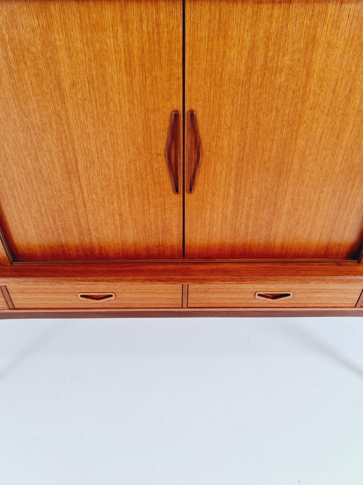Mid-Century Modern Teak Highboard / Sideboard /Bar 1960s