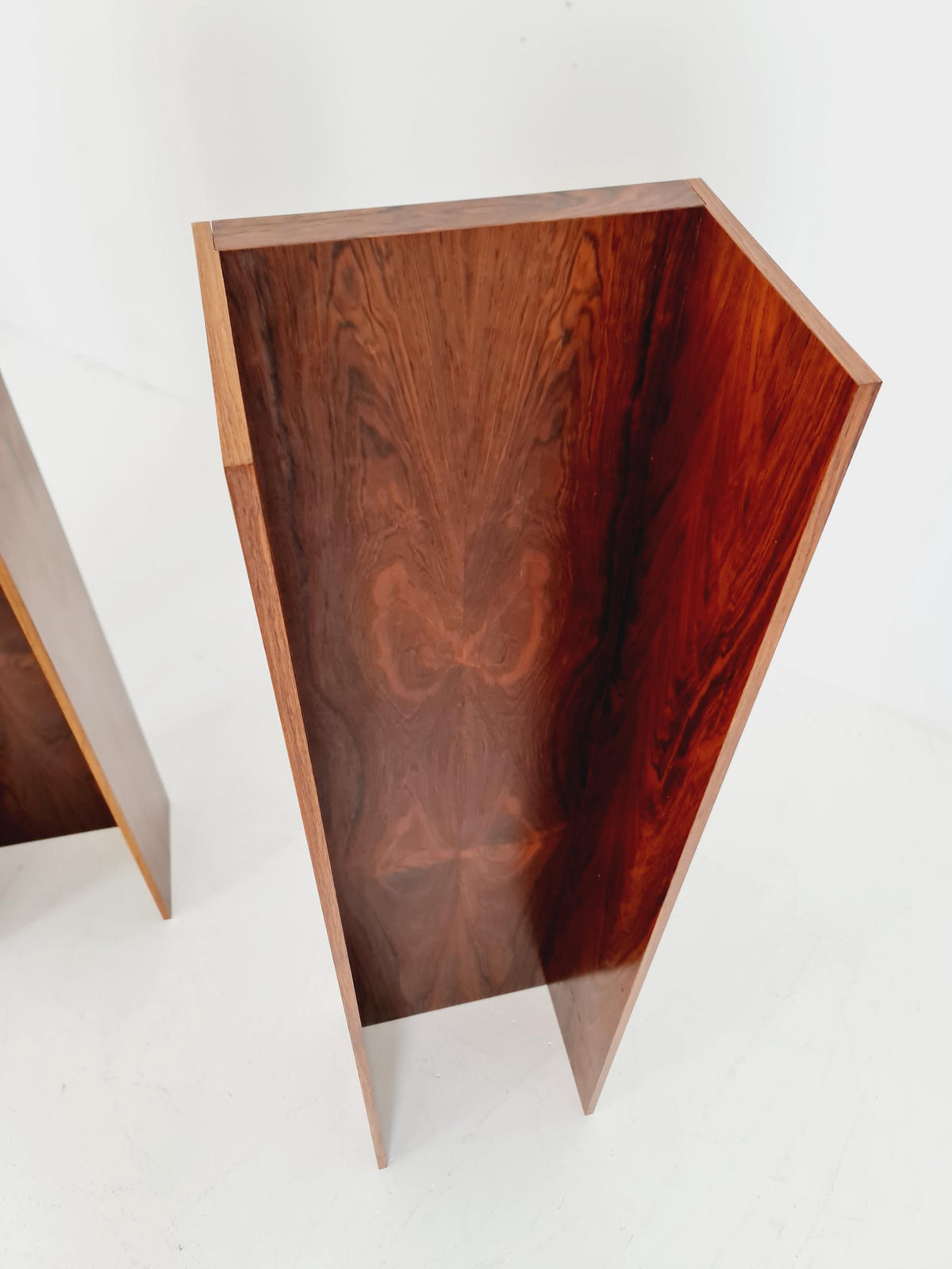 1 of 3 German Rosewood Wilheilm Renz for Walter Renz hanging shelf, 1960s