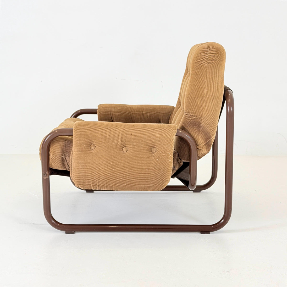 Mid century Zetti Lounge Chair by John Bertil Häggström, by Ikea 1970s Sweden