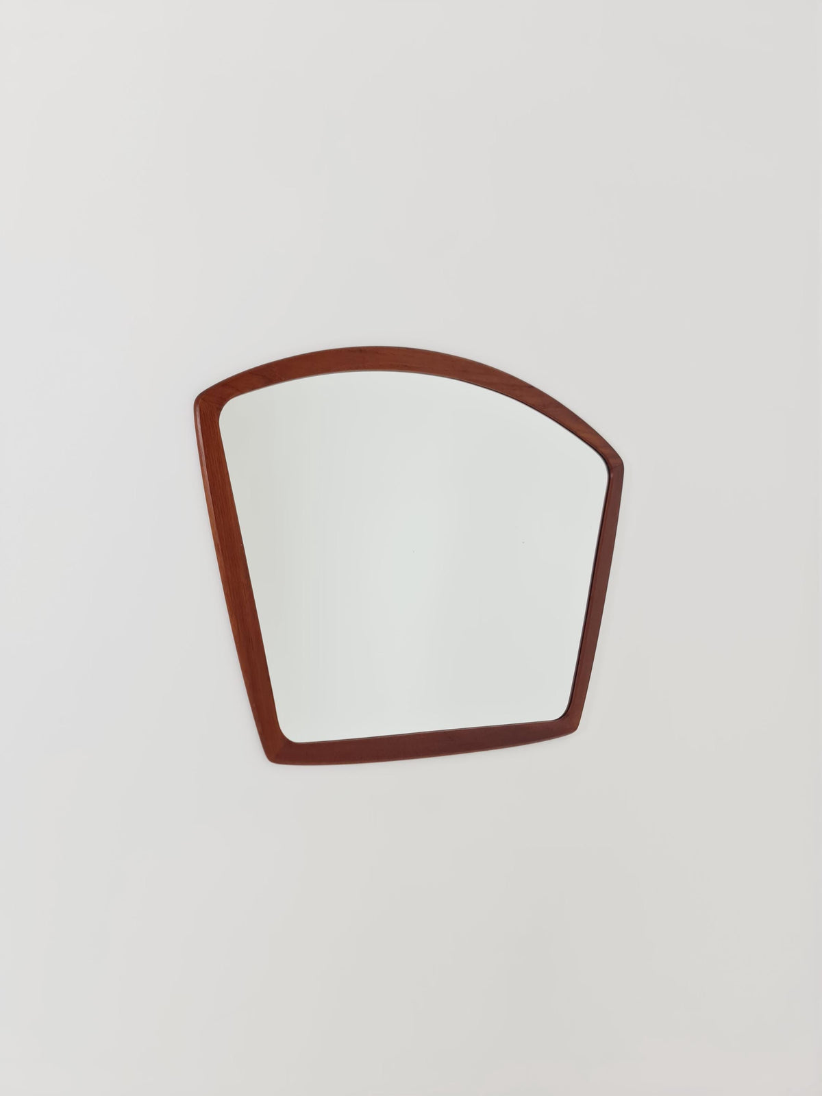 Big Danish mid-century Modern wall-mounted mirror, By Aarhus Denmark 1960s
