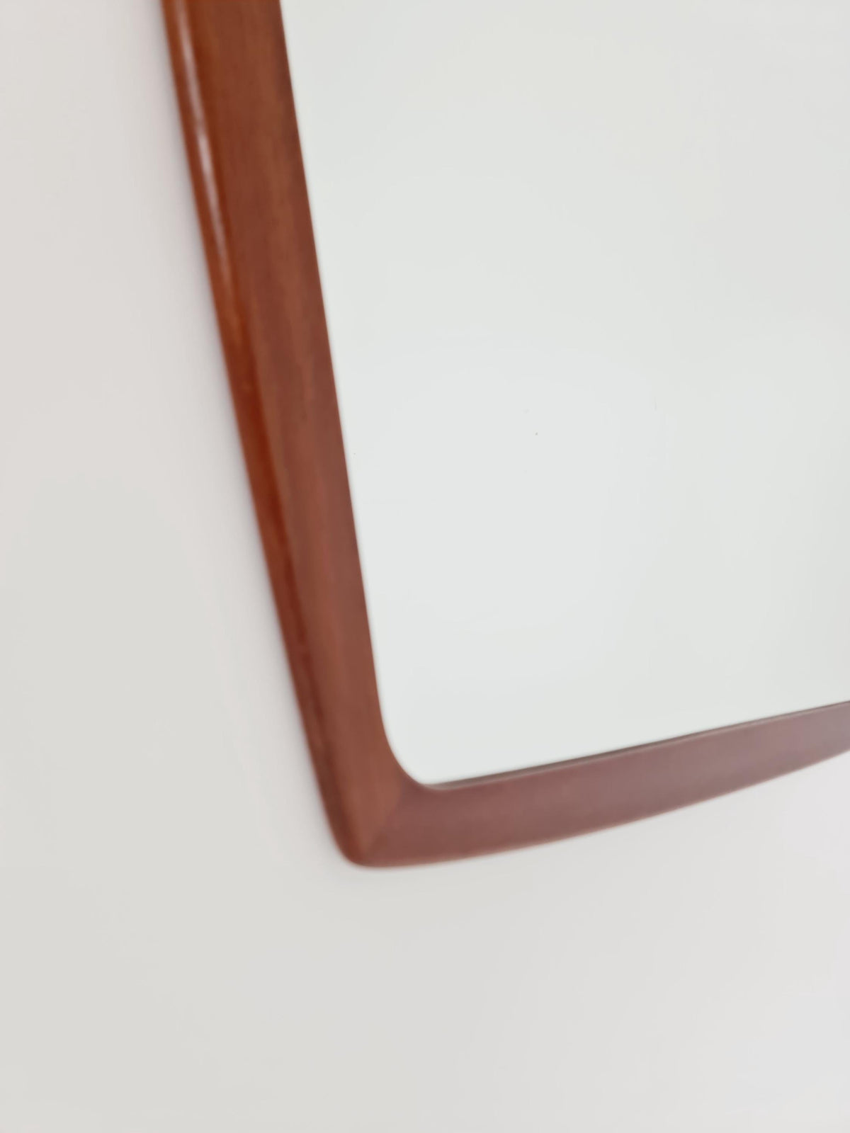 Big Danish mid-century Modern wall-mounted mirror, By Aarhus Denmark 1960s