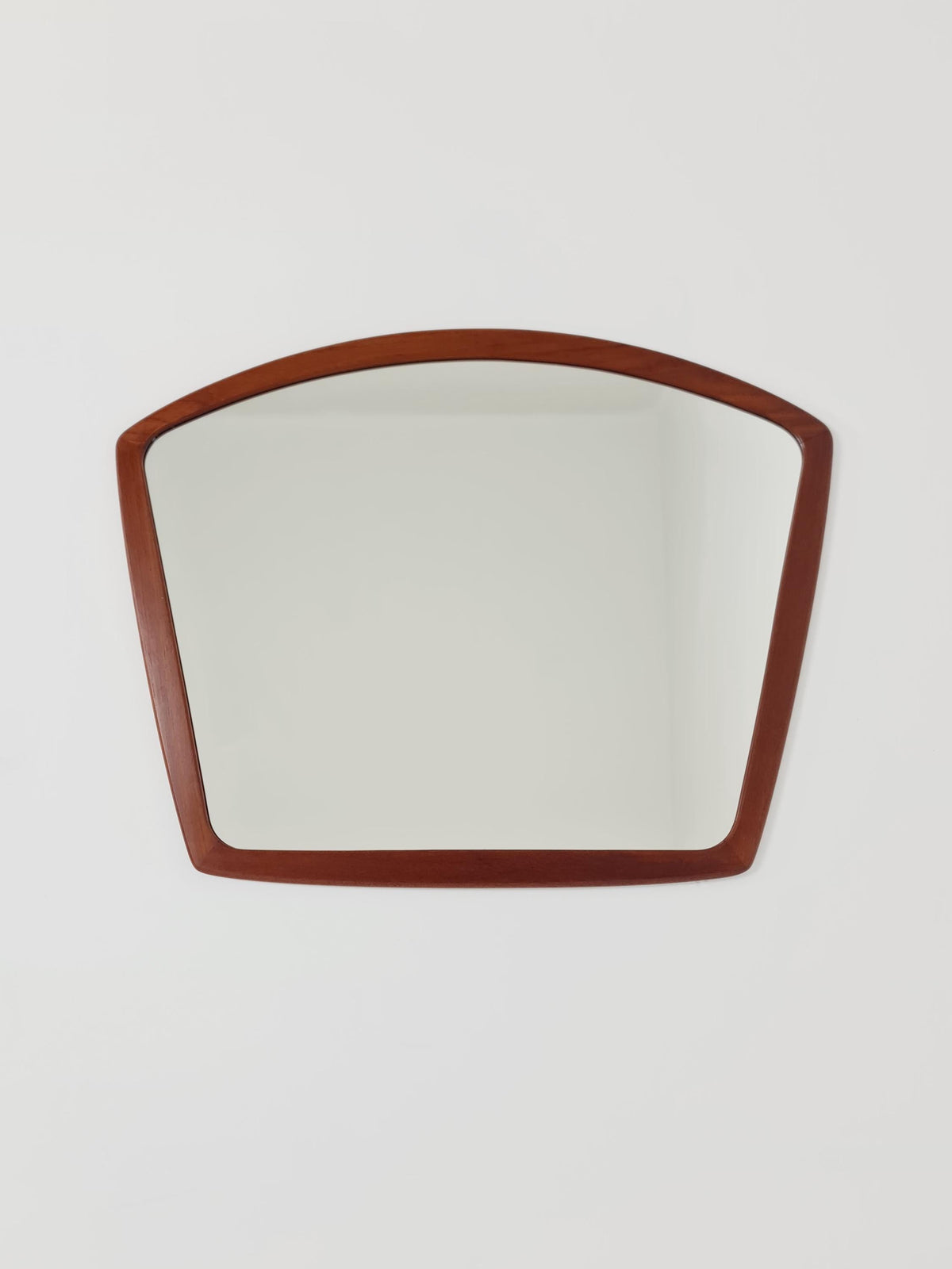 Big Danish mid-century Modern wall-mounted mirror, By Aarhus Denmark 1960s