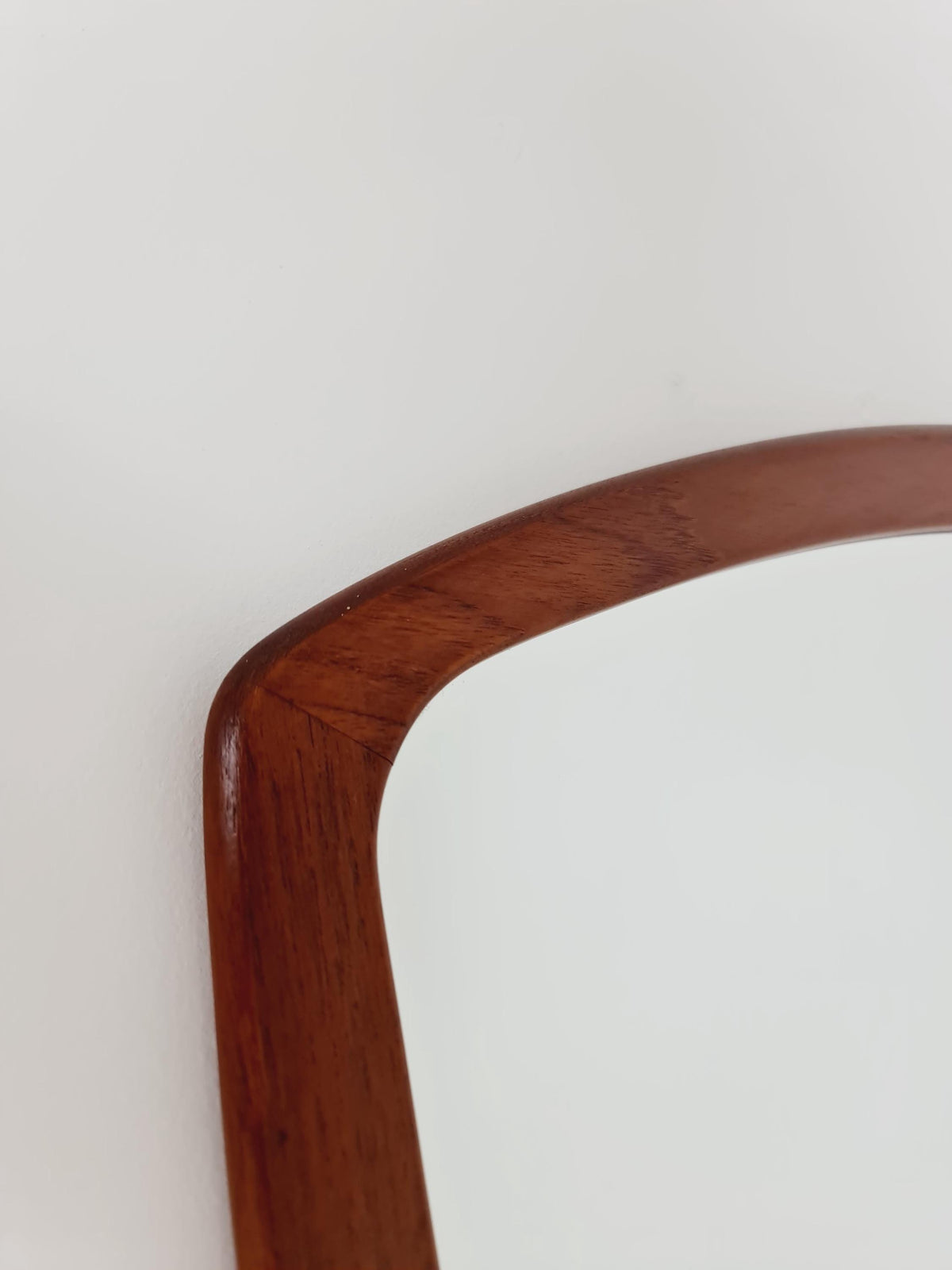 Big Danish mid-century Modern wall-mounted mirror, By Aarhus Denmark 1960s