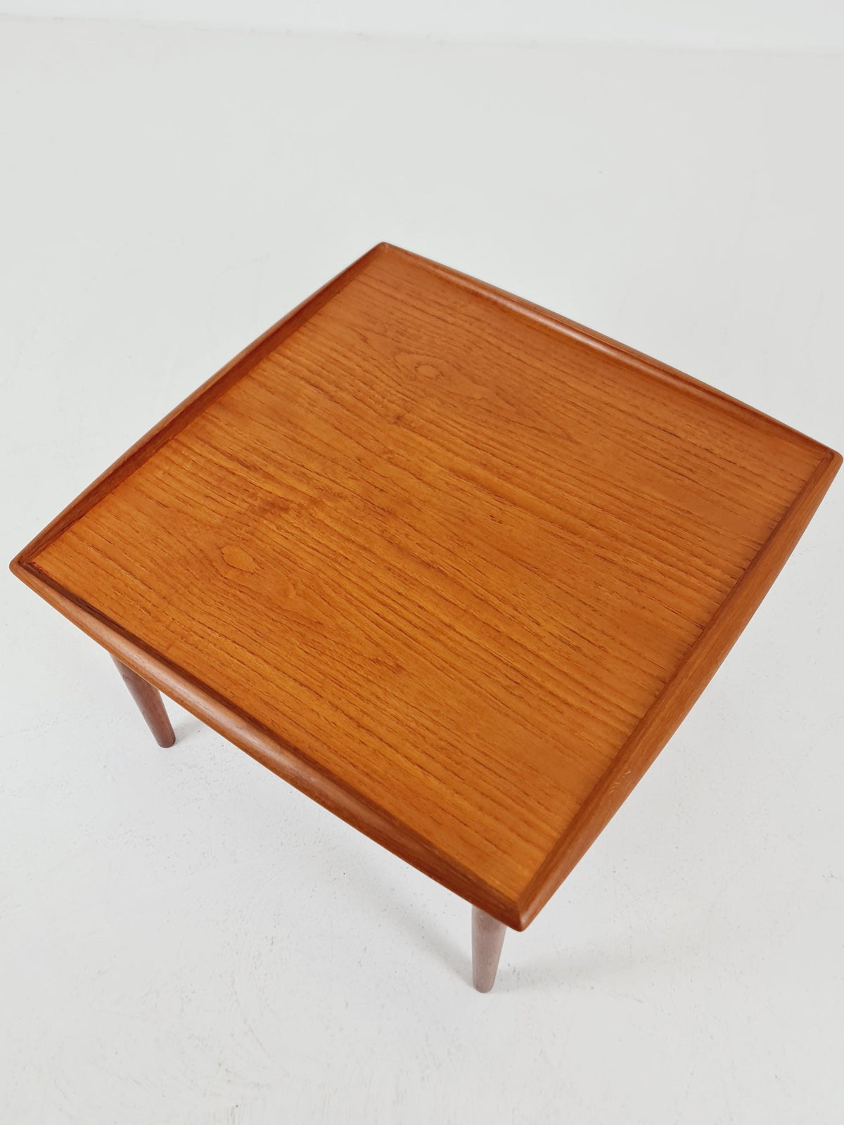 Danish square Teak Coffee Table by Grete Jalk for Glostrup Møbelfabrik, 1960s