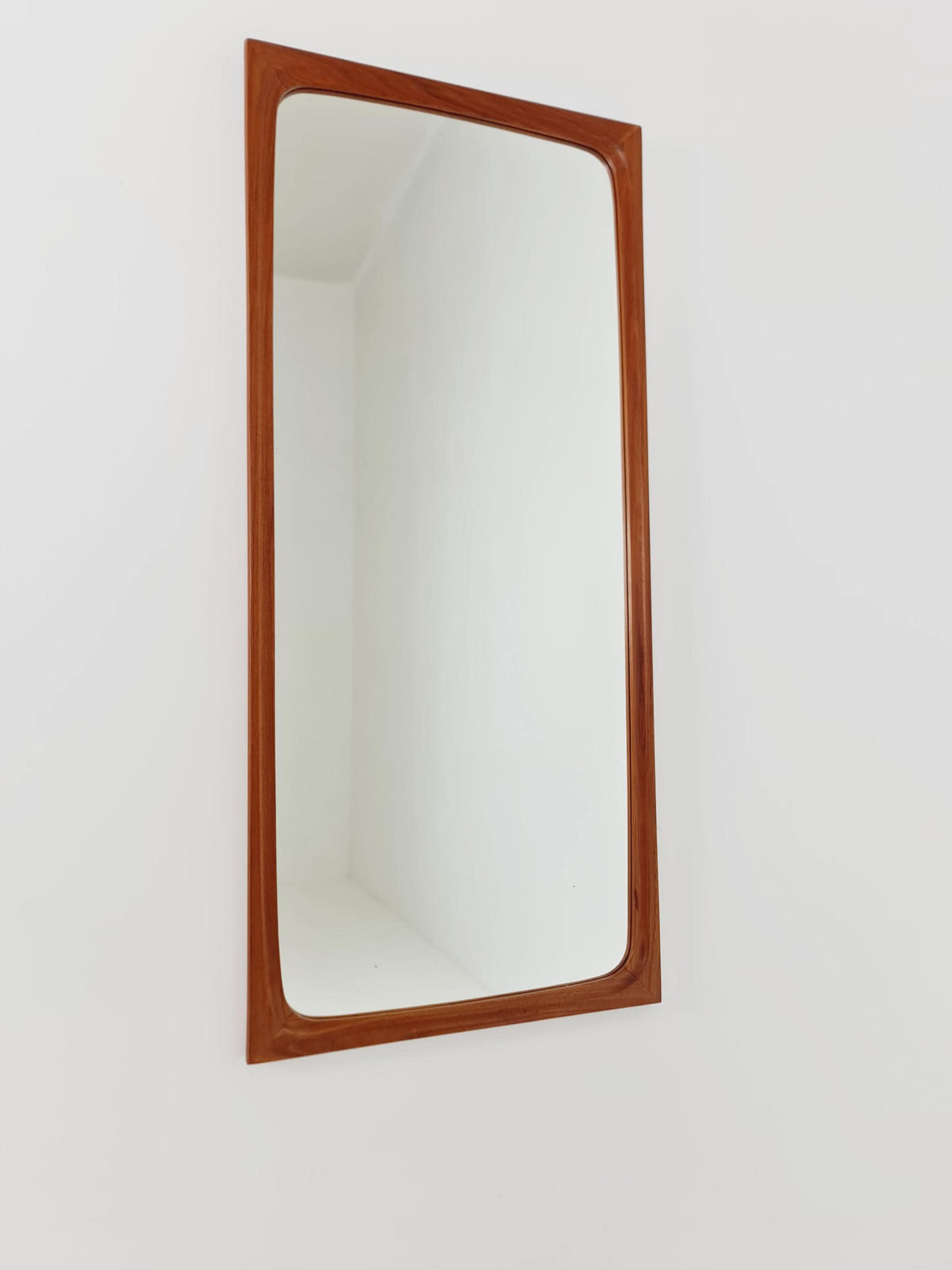 Big Danish mid-century Modern wall-mounted mirror, 1960s