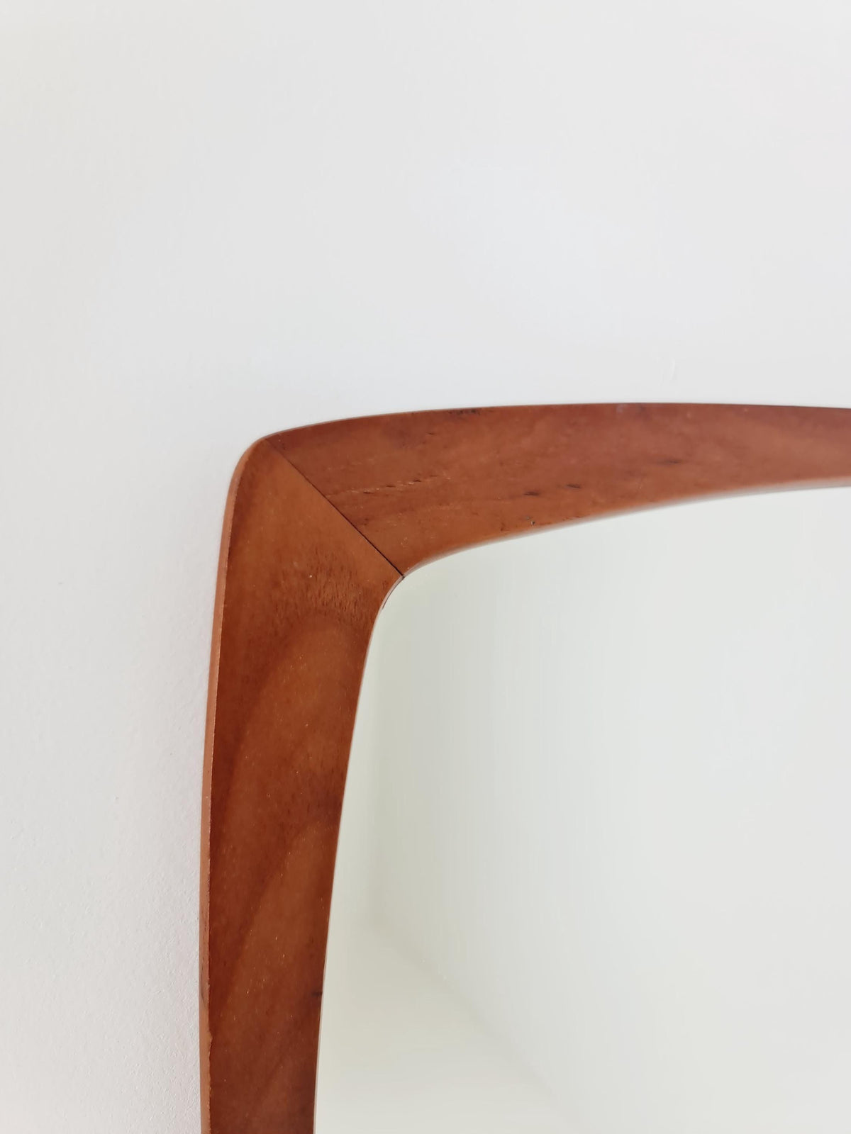 Danish mid-century Modern wall-mounted mirror, By Aarhus Denmark 1960s