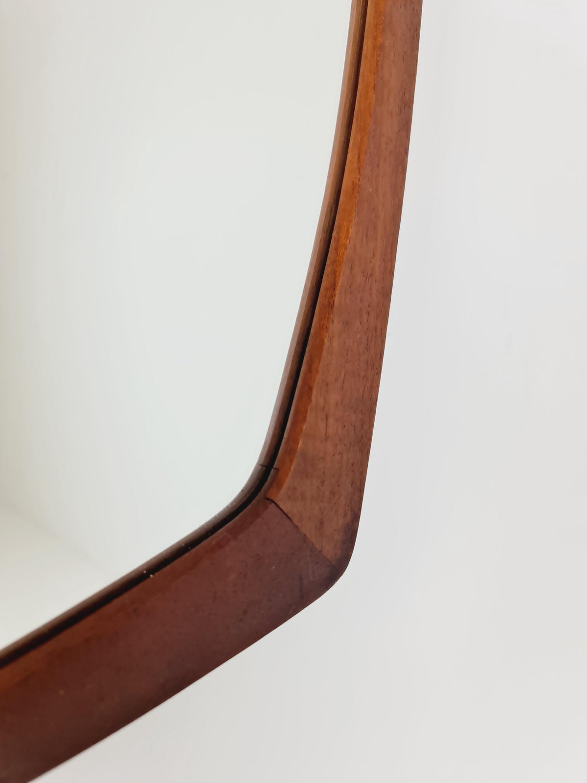 Danish mid-century Modern wall-mounted mirror, By Aarhus Denmark 1960s