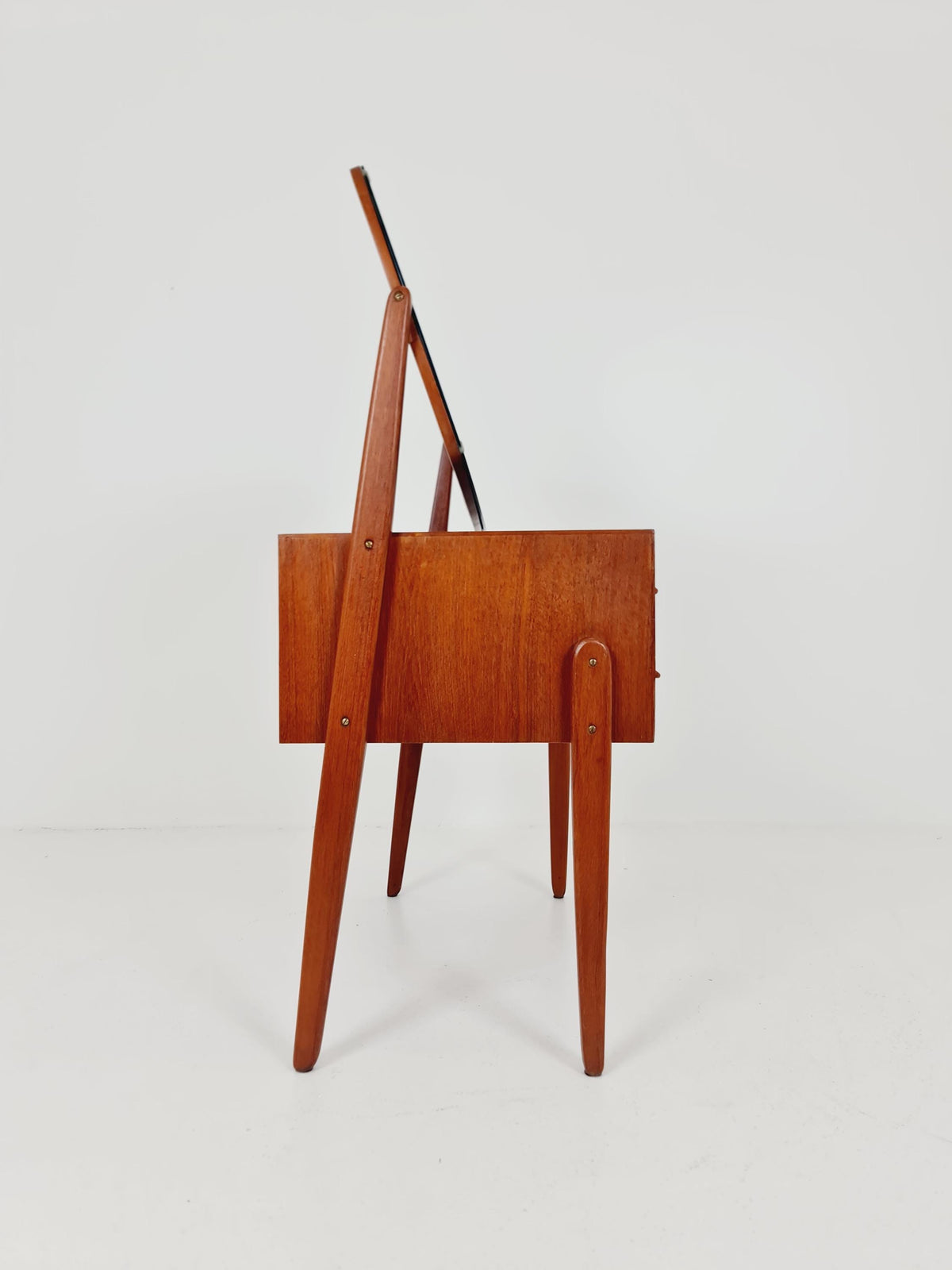 Rare Mid Century Modern Danish Teak vanity table/ make up table by Olhom Möbelfabrik , 1960