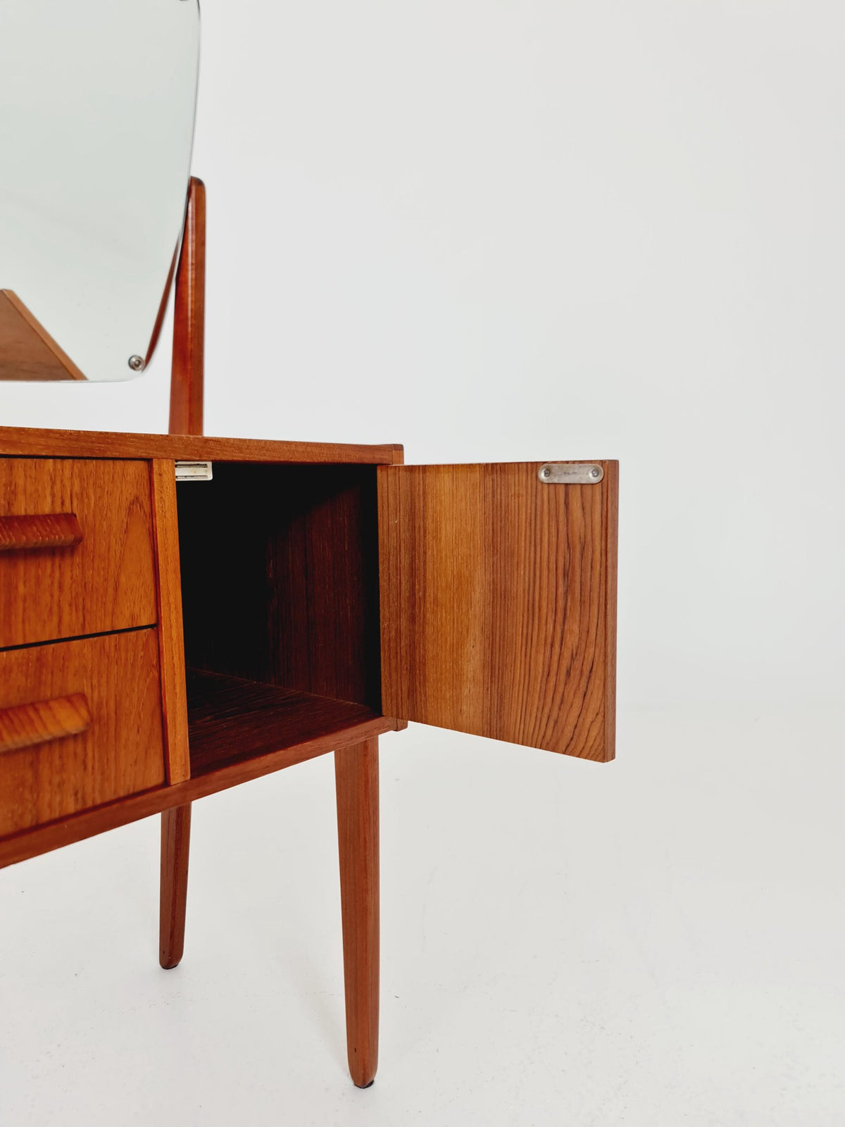 Rare Mid Century Modern Danish Teak vanity table/ make up table by Olhom Möbelfabrik , 1960