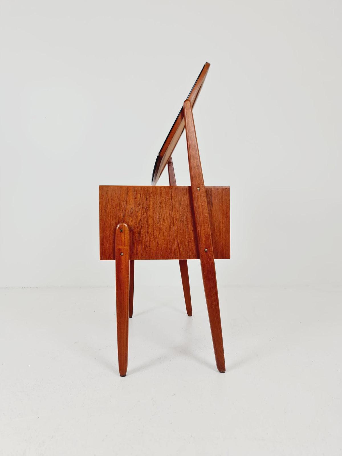 Rare Mid Century Modern Danish Teak vanity table/ make up table by Olhom Möbelfabrik , 1960