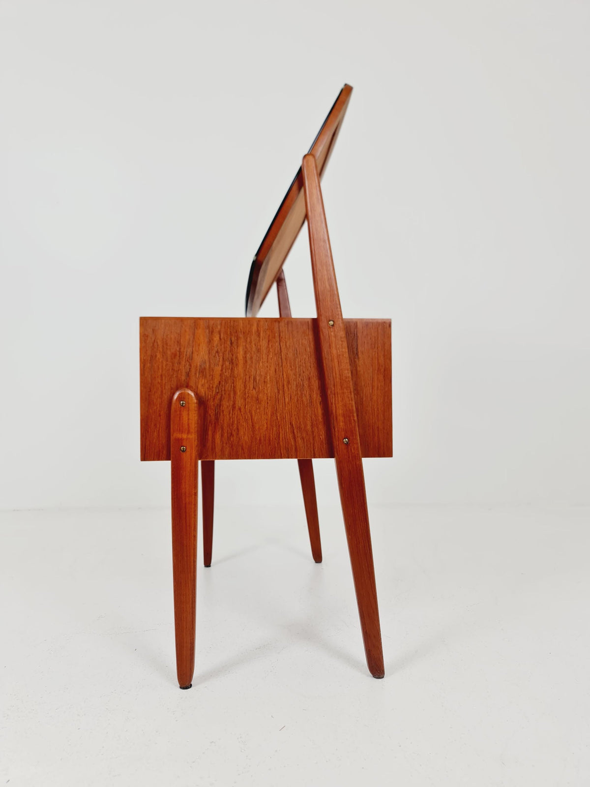 Rare Mid Century Modern Danish Teak vanity table/ make up table by Olhom Möbelfabrik , 1960