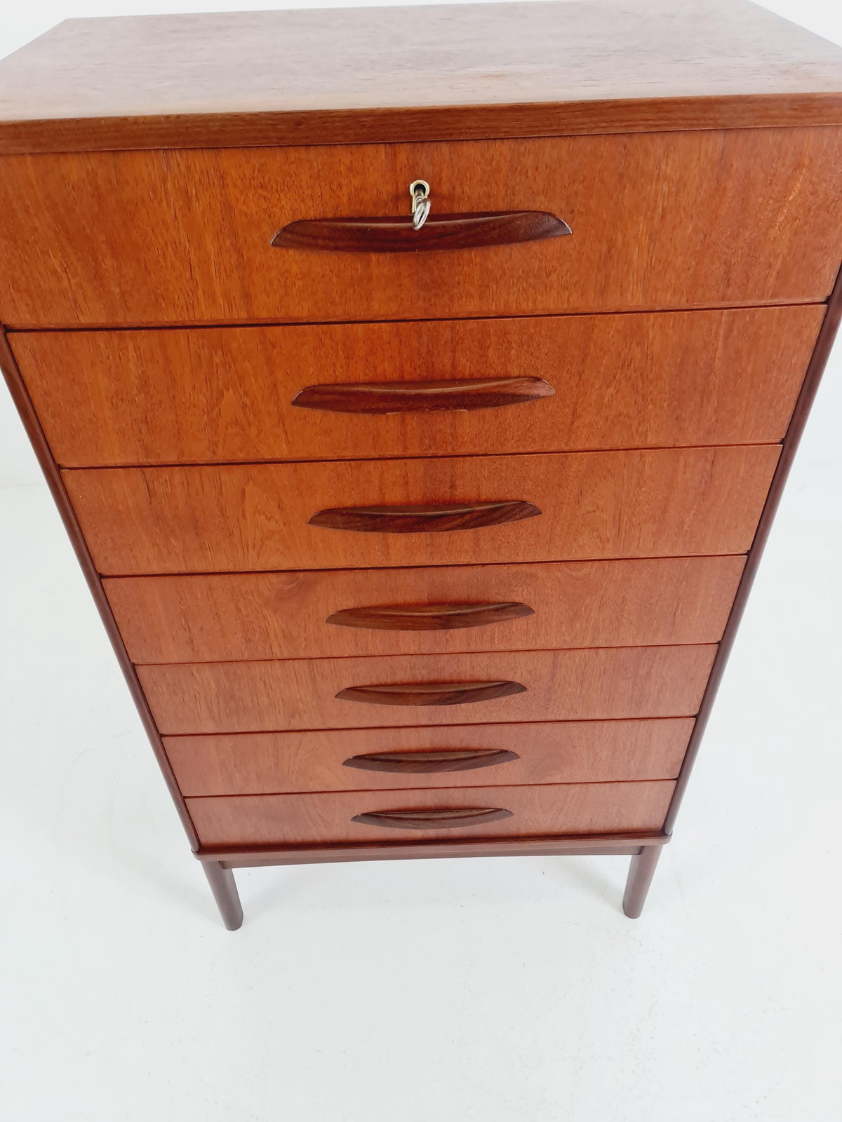 Midcentury danish design chest of drawers / drawer dresser /6 drawers cabinet, 1960s