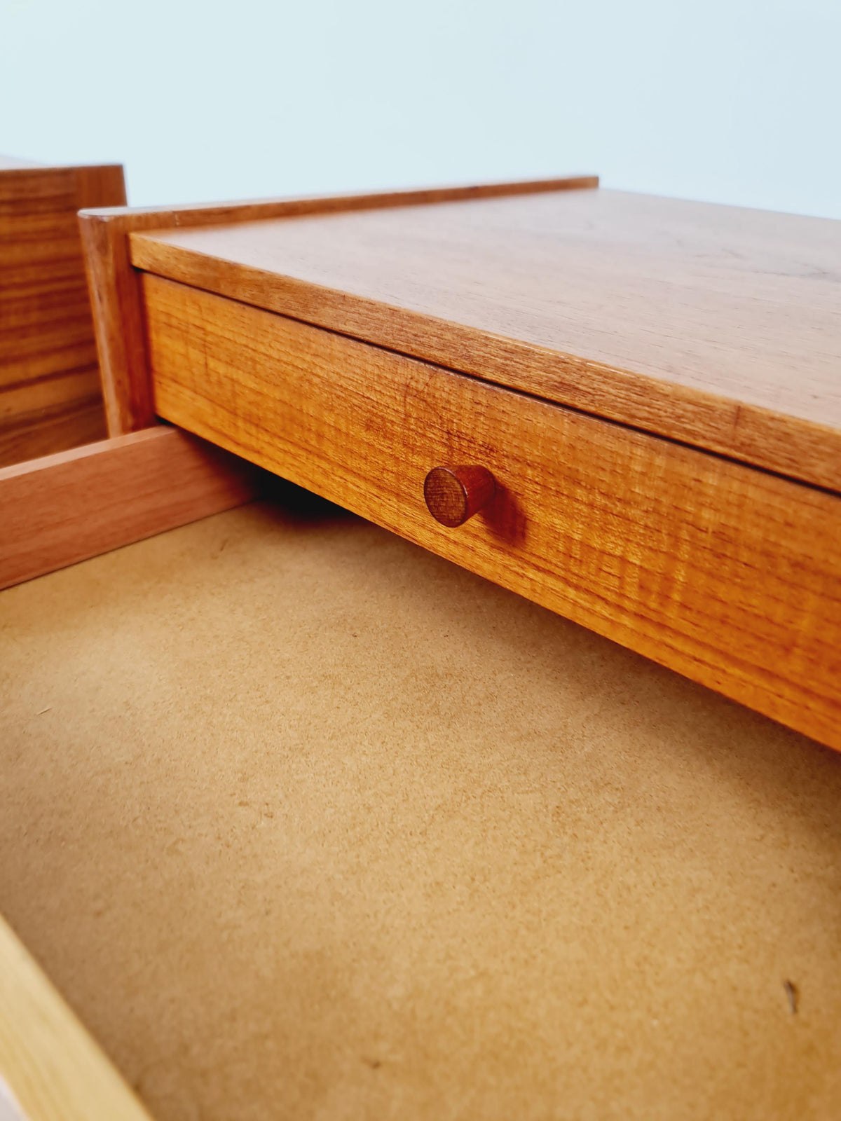 Mid century Danish teak side tables/ Bedside tables/ Nightstands, Denmark, 1960s, set of 2