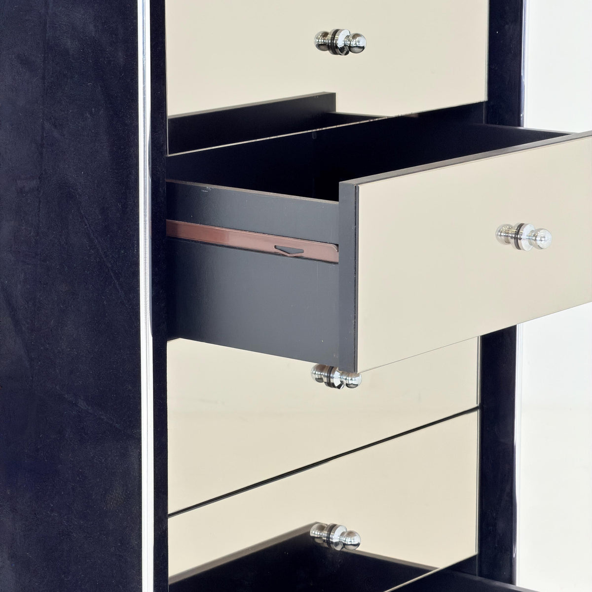 Mid-Century Mirrored Chest of Drawers by RUF International, Germany, 1970s