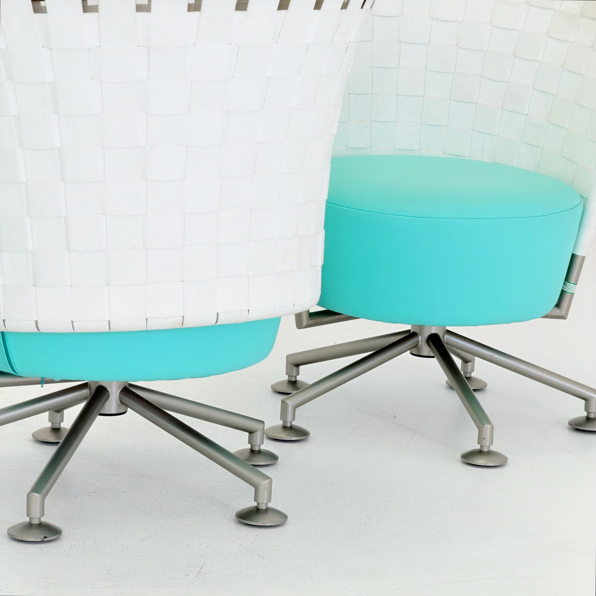 Set of 4 Mid century modern Peter Maly Circus Lounge Chairs for COR Germany, 1990s