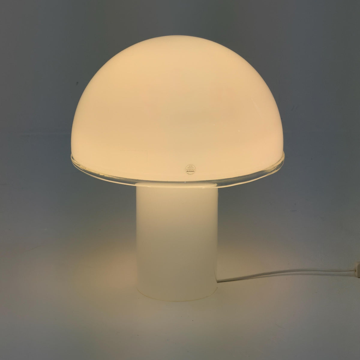 Mid century Artemide Onfale Grande XL Mushroom Table Lamp by Luciano Vistosi, 1990s Italy