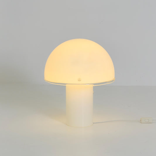 Mid century Artemide Onfale Grande XL Mushroom Table Lamp by Luciano Vistosi, 1990s Italy