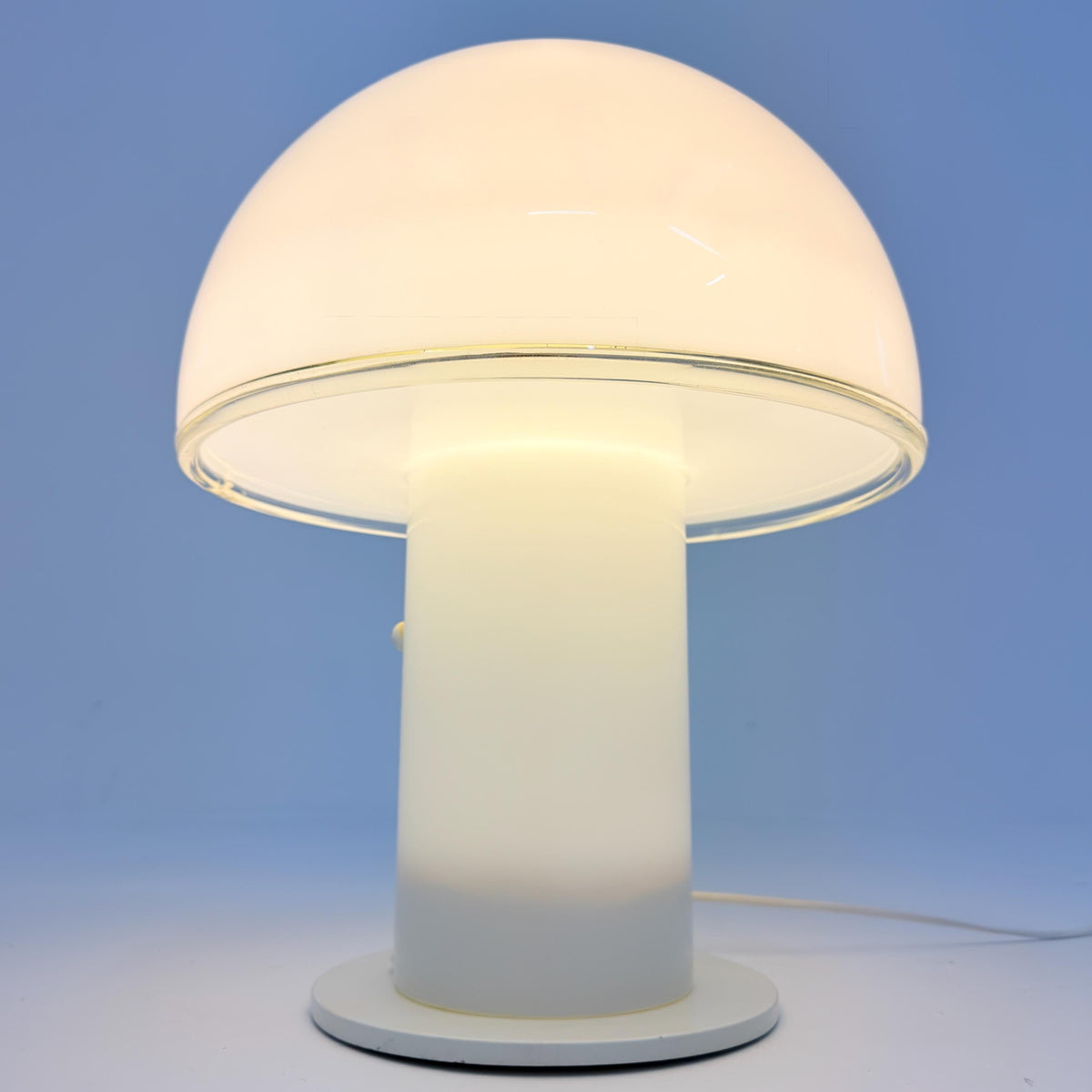 Mid century Artemide Onfale Grande XL Mushroom Table Lamp by Luciano Vistosi, 1990s Italy