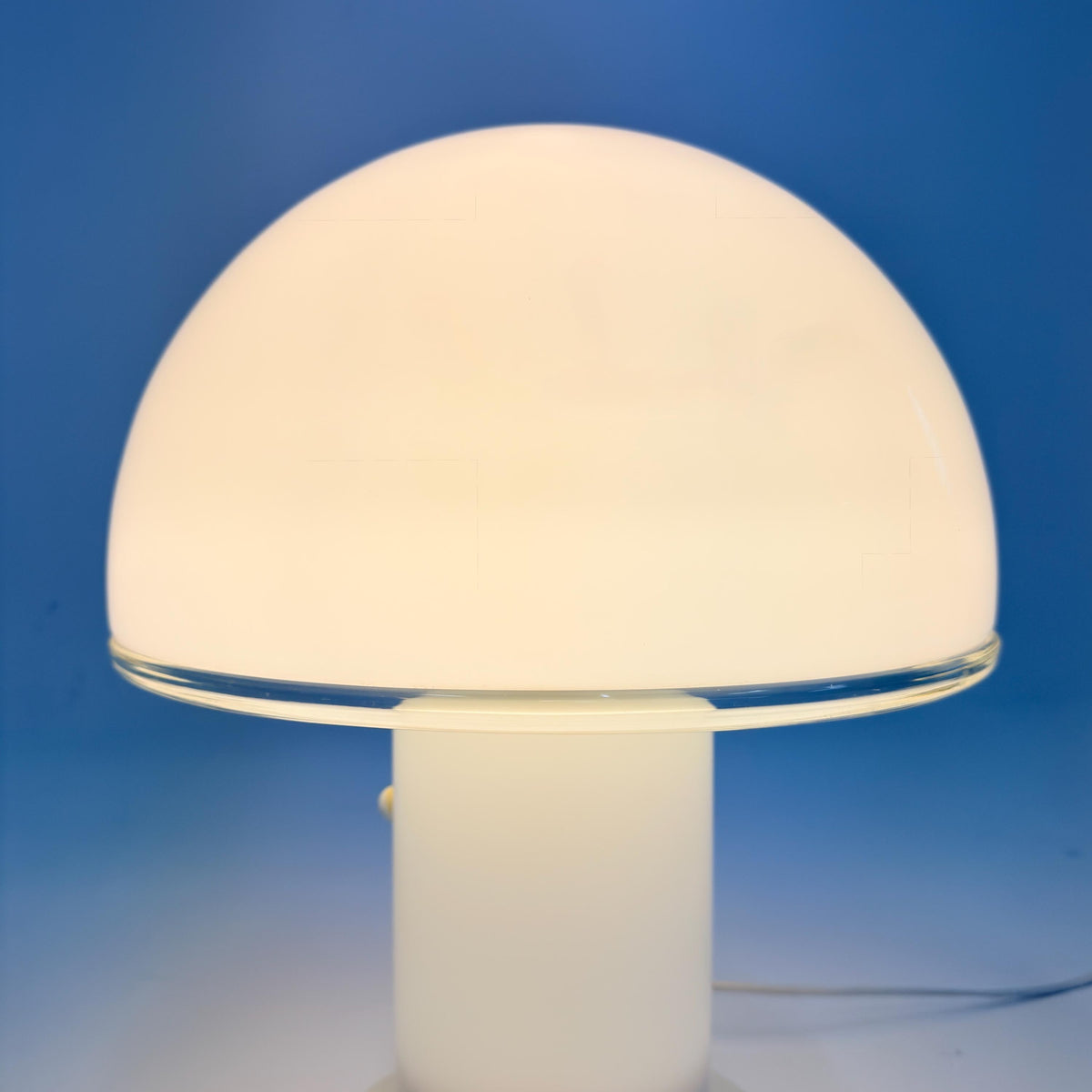Mid century Artemide Onfale Grande XL Mushroom Table Lamp by Luciano Vistosi, 1990s Italy